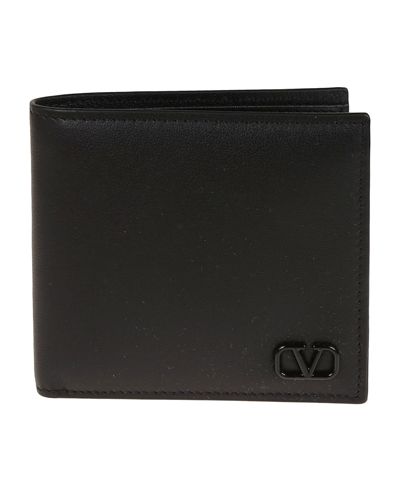 Valentino Garavani Billfold Wallet Only Card Mini Vlogo Signature - No Nero
