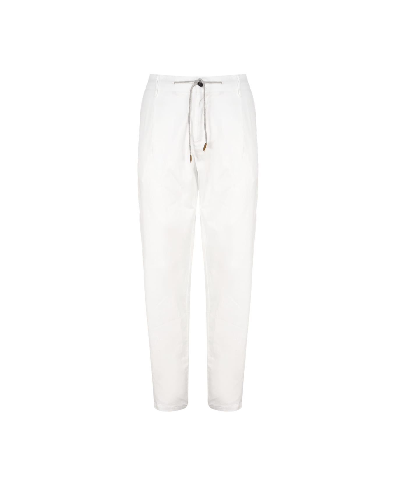 Eleventy Drawstring Trousers - Bianco