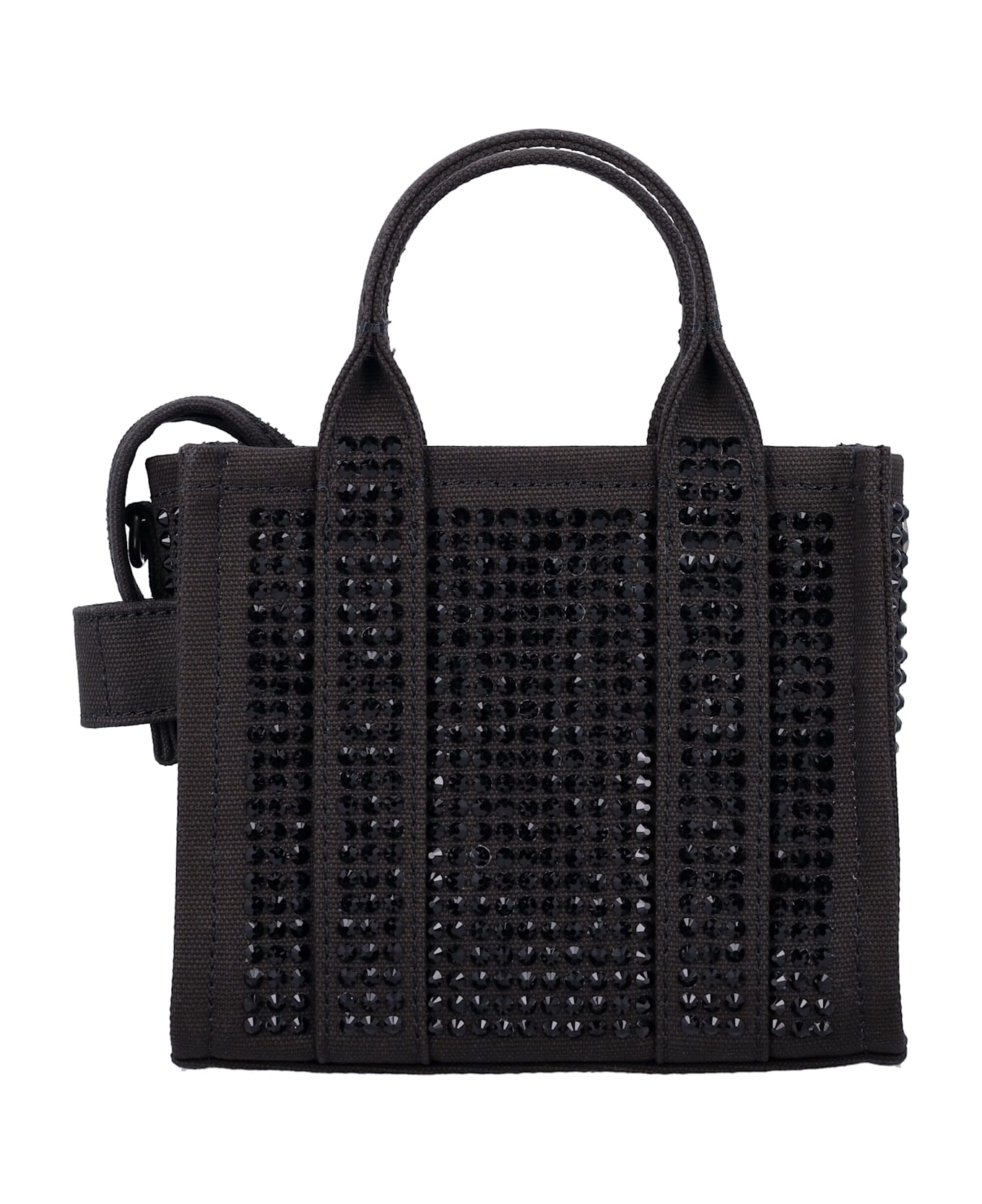 Marc Jacobs The Crystal Canvas Crossbody Tote Bag - BLACK