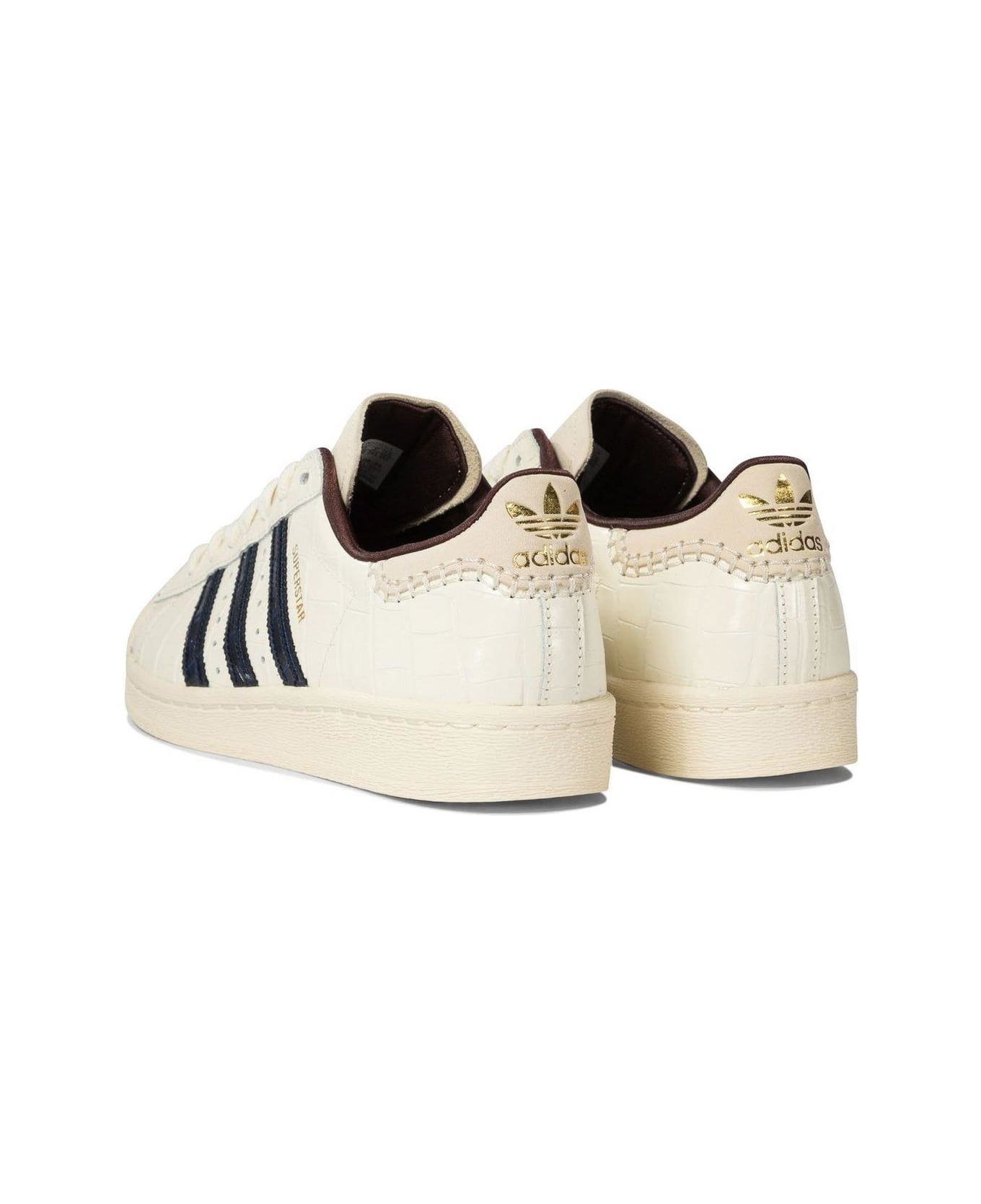 Adidas X Wales Bonner Superstar Embossed Sneakers - WHITE