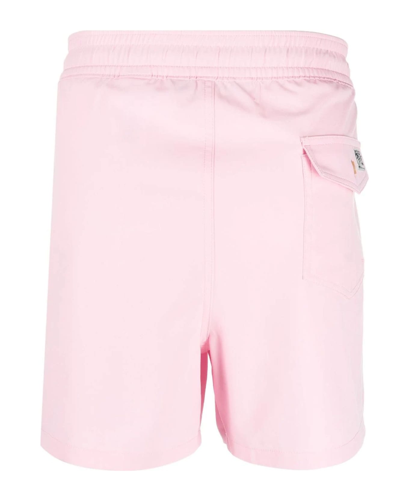 Polo Ralph Lauren Pink Swim Shorts With Embroidered Pony - Rosa