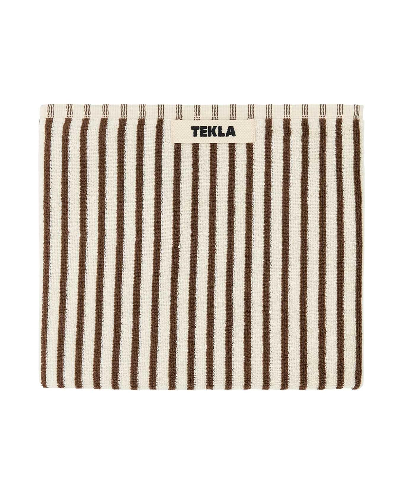 Tekla Embroidered Terry Towel - KODIAK STRIPES