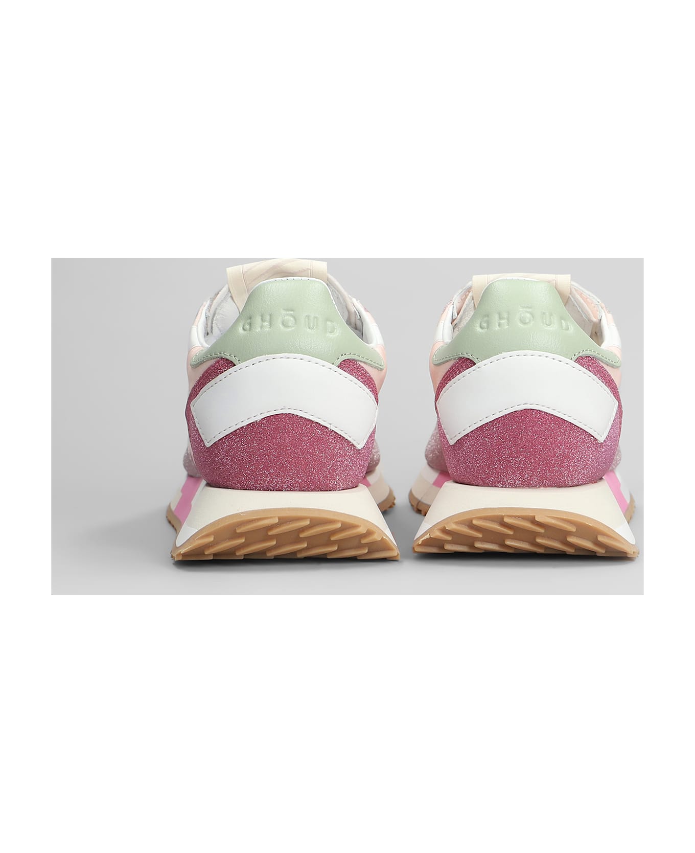 GHOUD Starlight Sneakers In Rose-pink Fabric - rose-pink