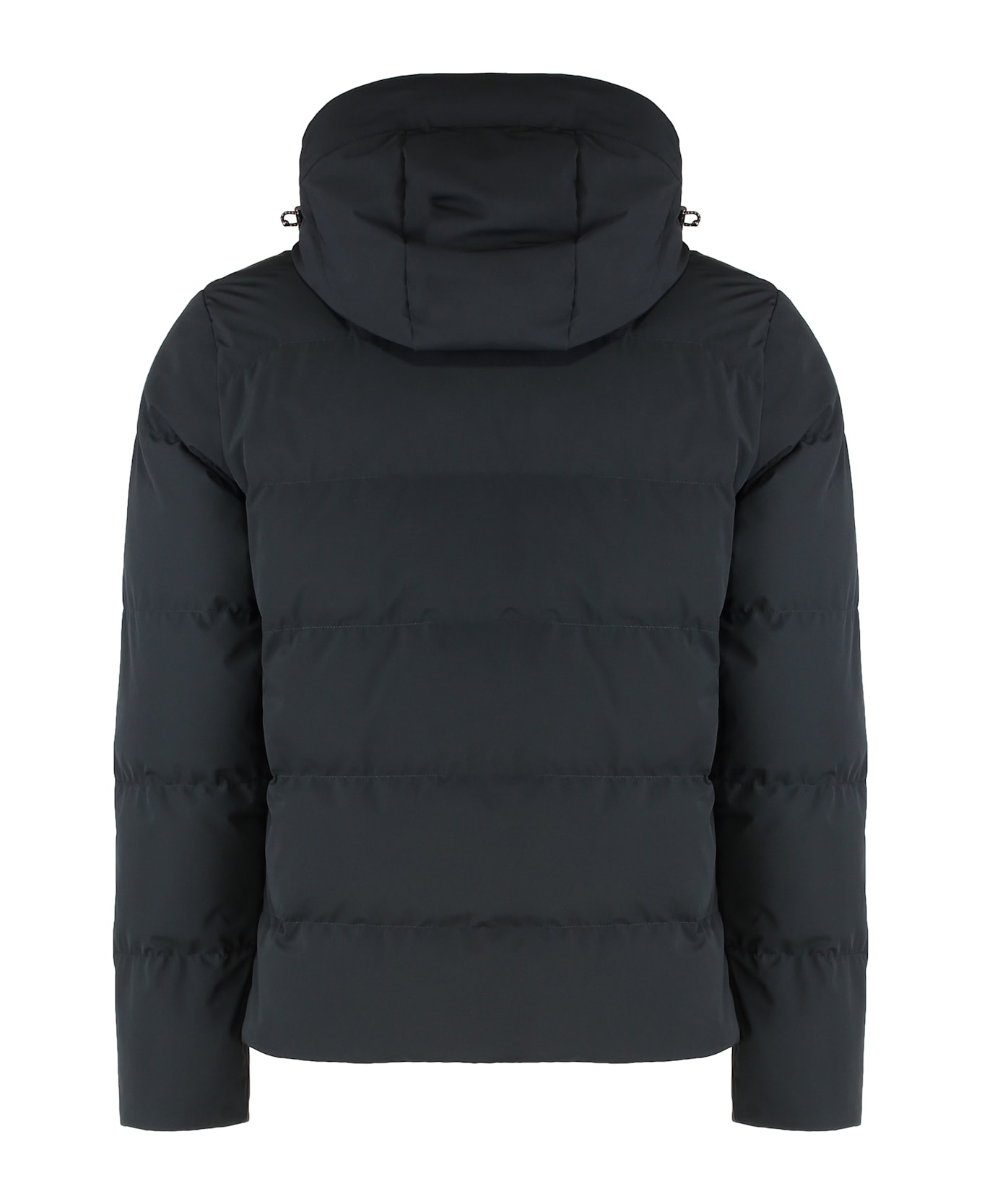 Paul&Shark Hooded Short Down Jacket - black