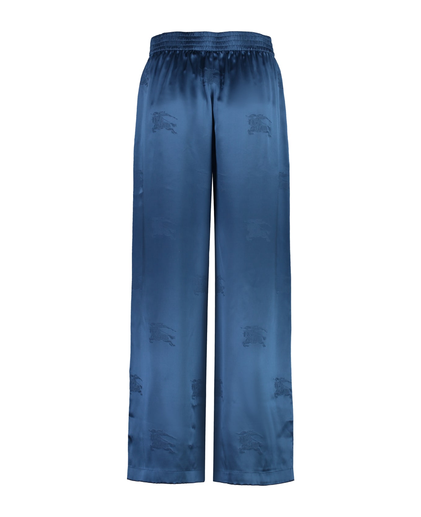 Burberry Silk Trousers - blue ボトムス