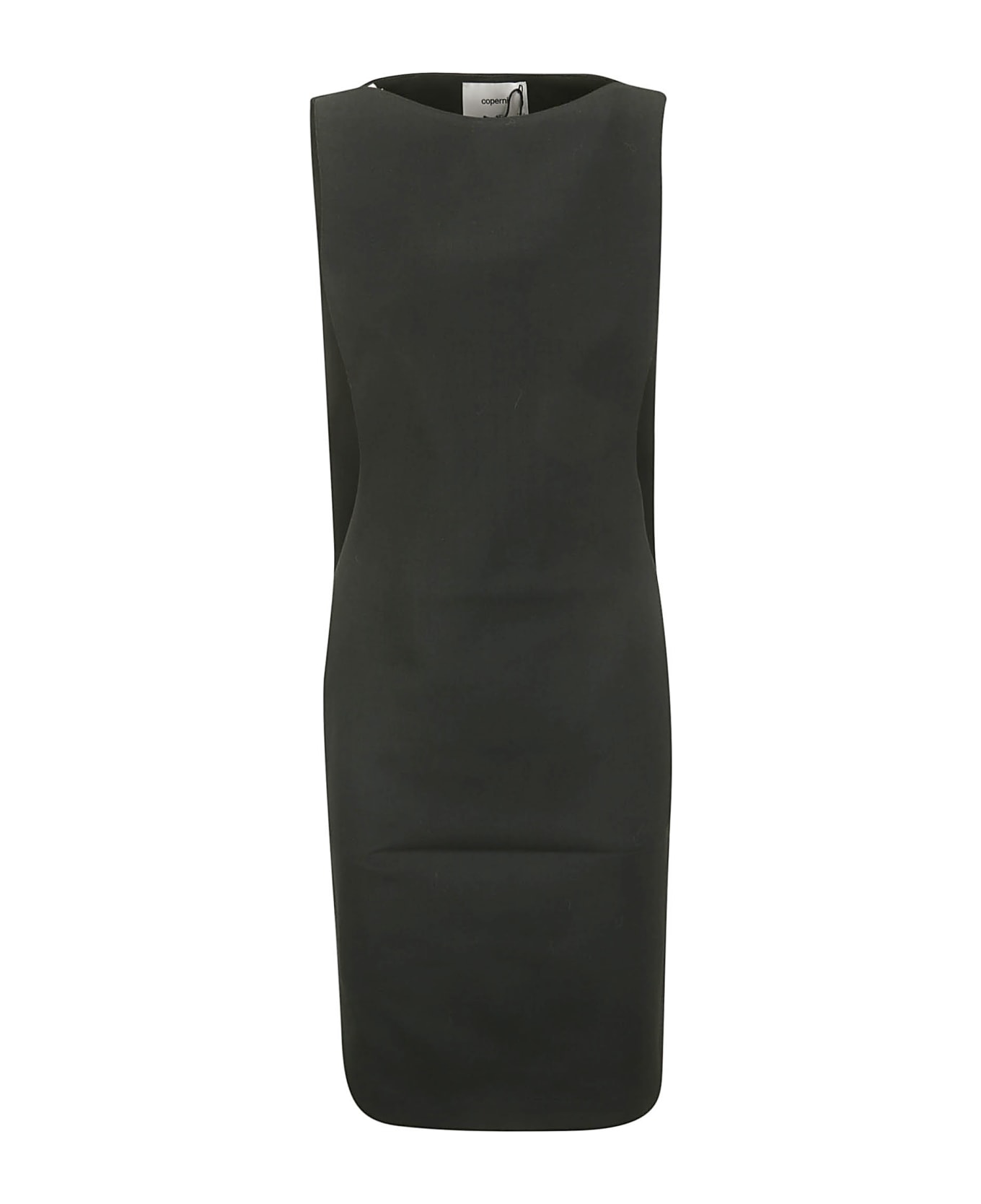 Coperni Open Back Cape Dress - BLACK ワンピース＆ドレス