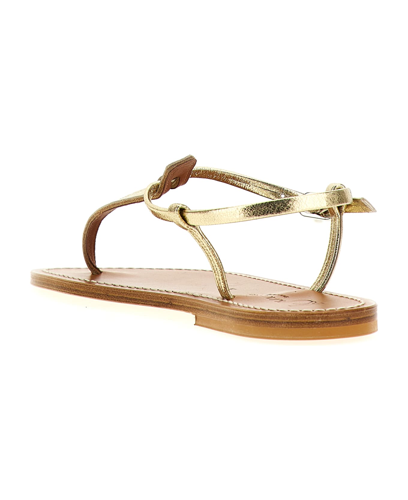 K.Jacques 'picon' Thong Sandals - Gold