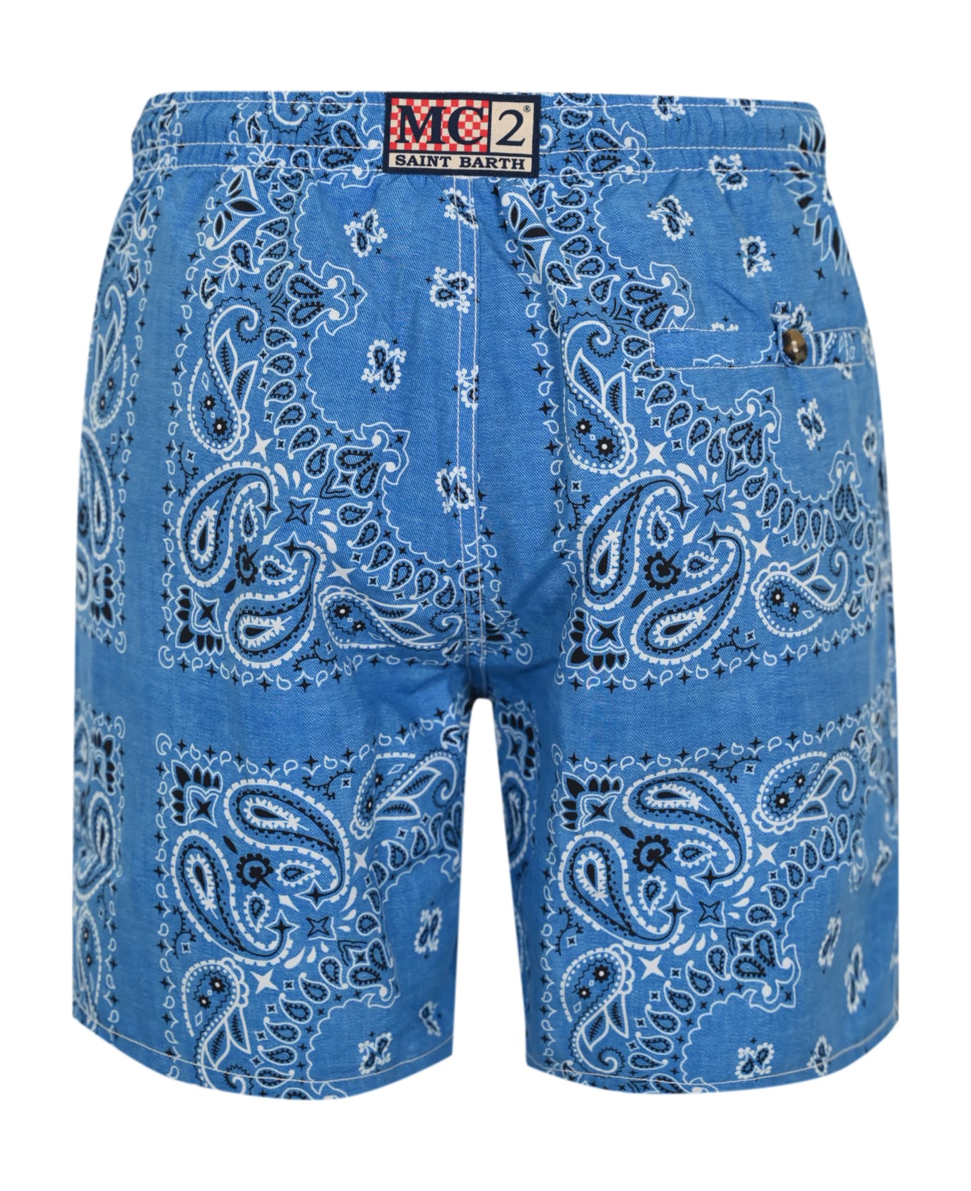 MC2 Saint Barth Caprese Bandana Swimsuit - Blue