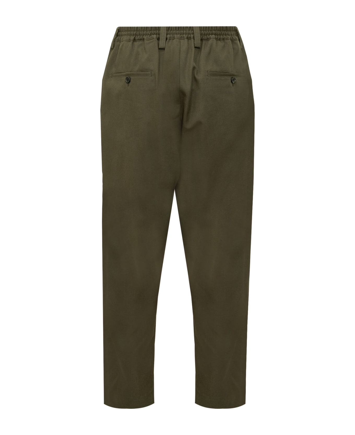 Marni Carrot Trousers - FOREST GREEN