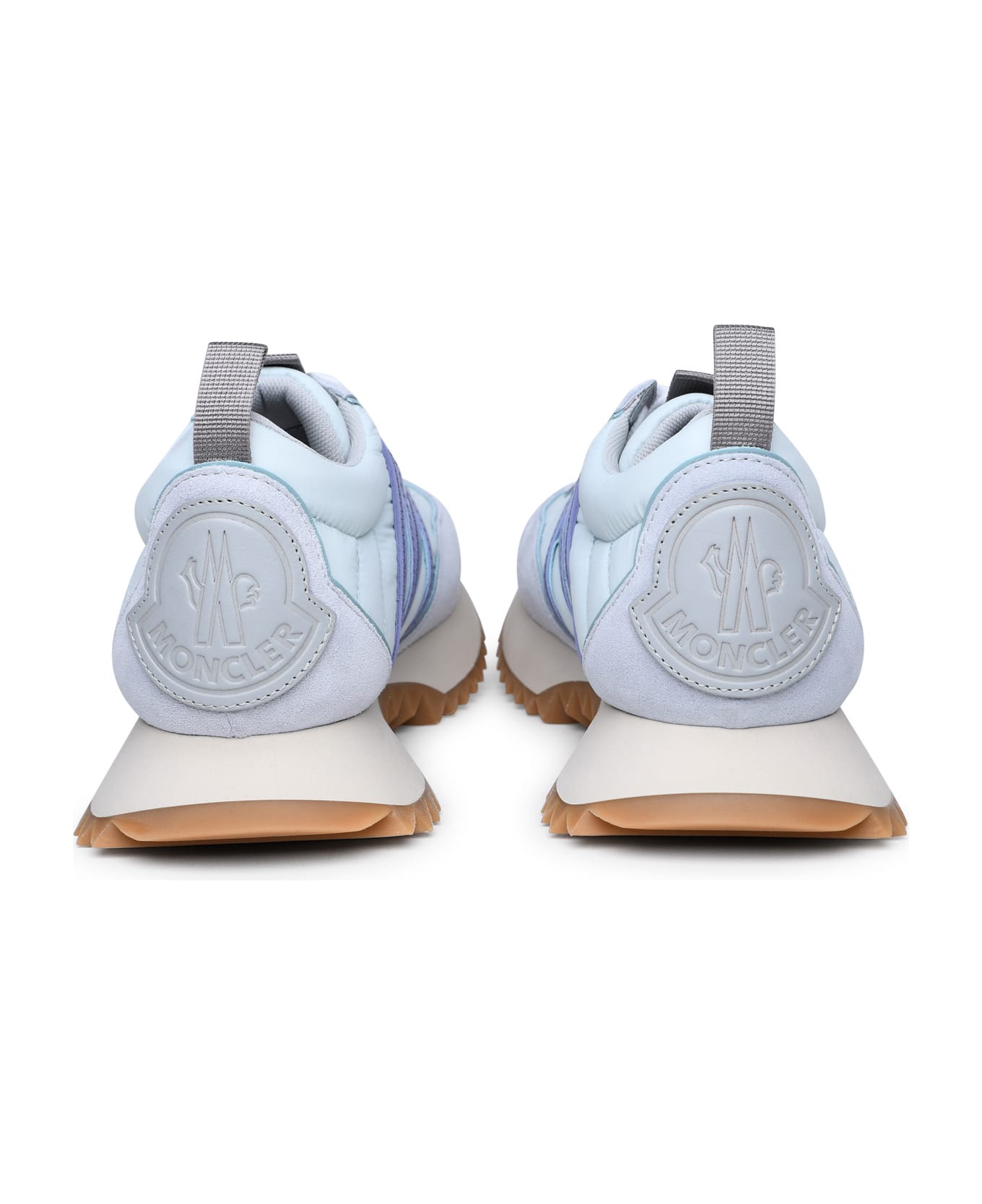 Moncler 'pacey' Sneakers In Light Blue Polyamide - Light Blue
