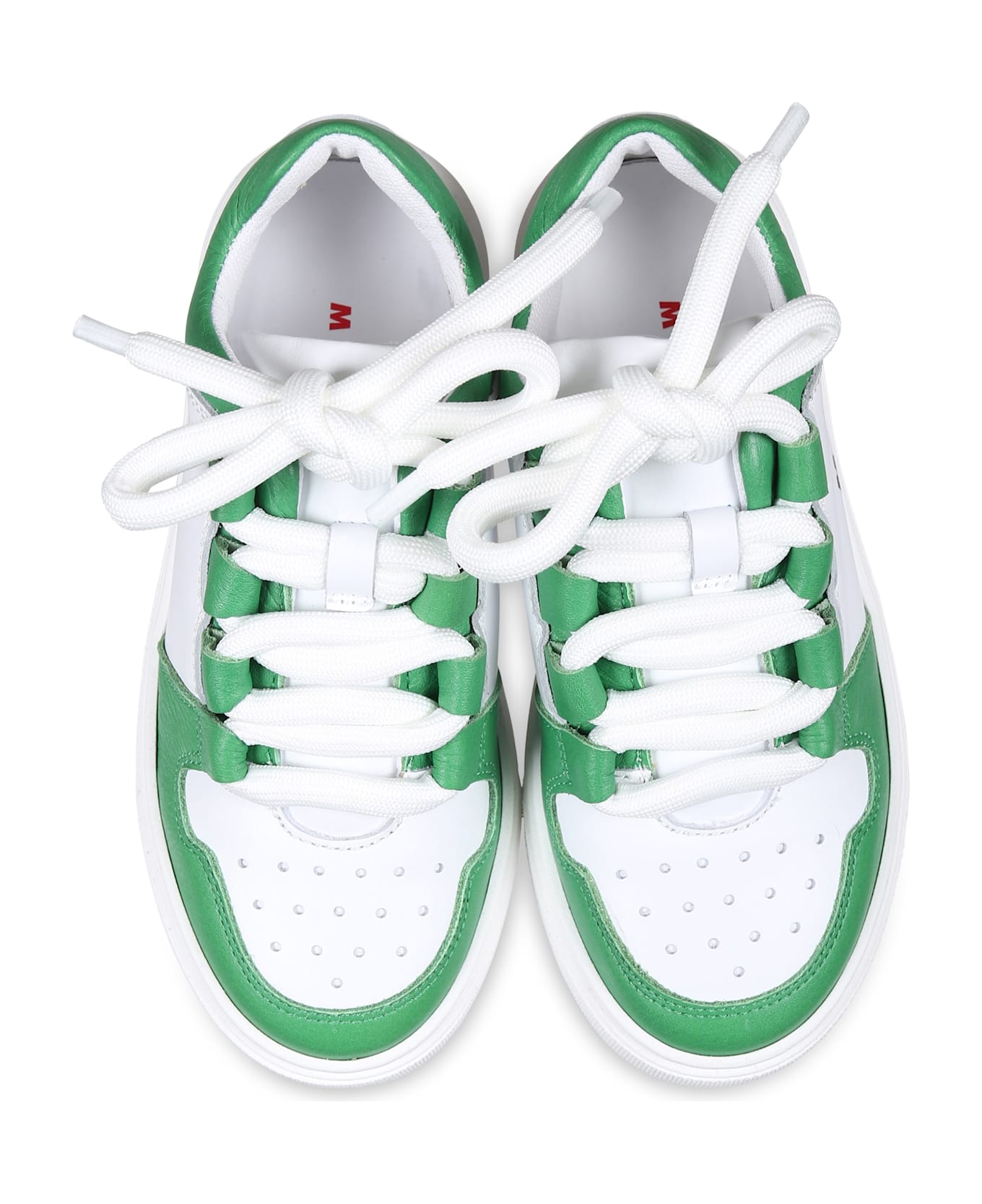 Marni White Sneakers For Kids With Logo - White