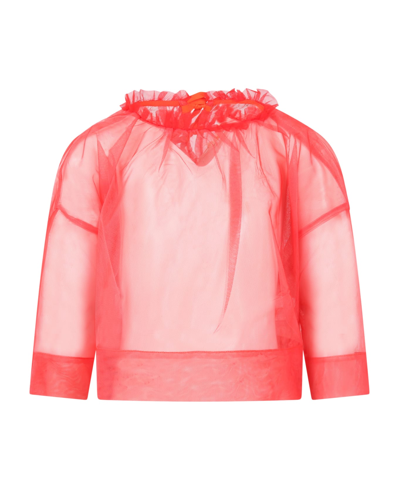 Tia Cibani Red Blouse For Girl - Red