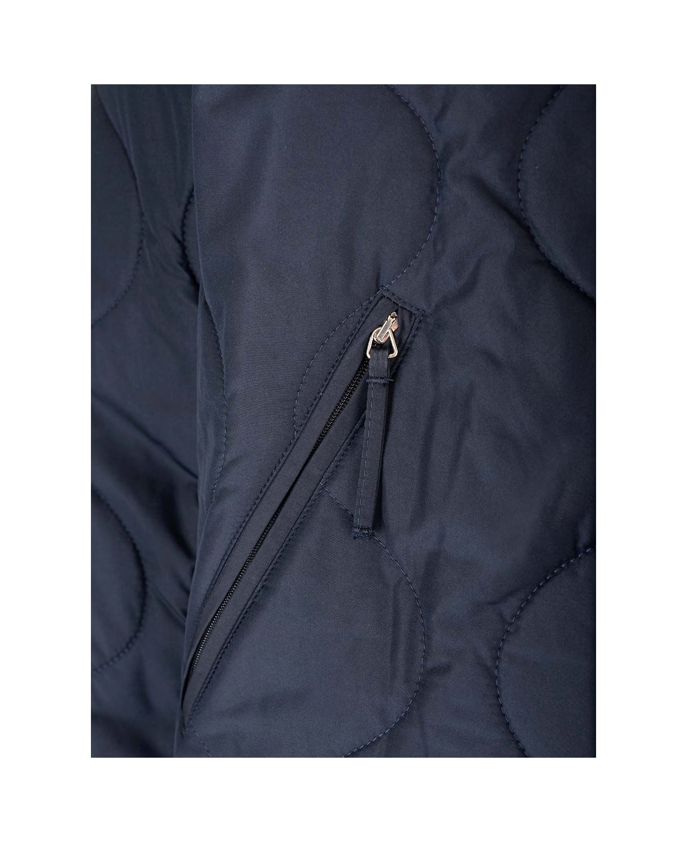 A.P.C. "camila" Quilted Jacket - Blue