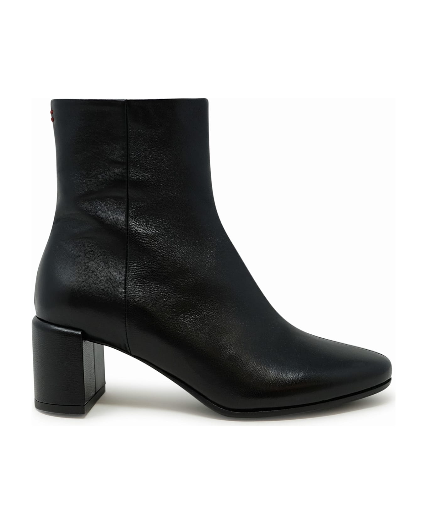 Halmanera Beta16 Black Leather Baron Ankle Boots - BLACK