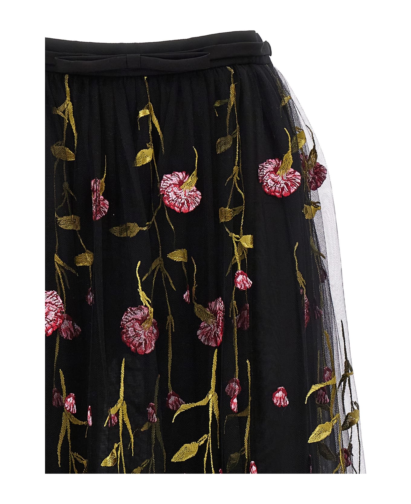 Giambattista Valli Floral Embroidery Skirt - Multicolor