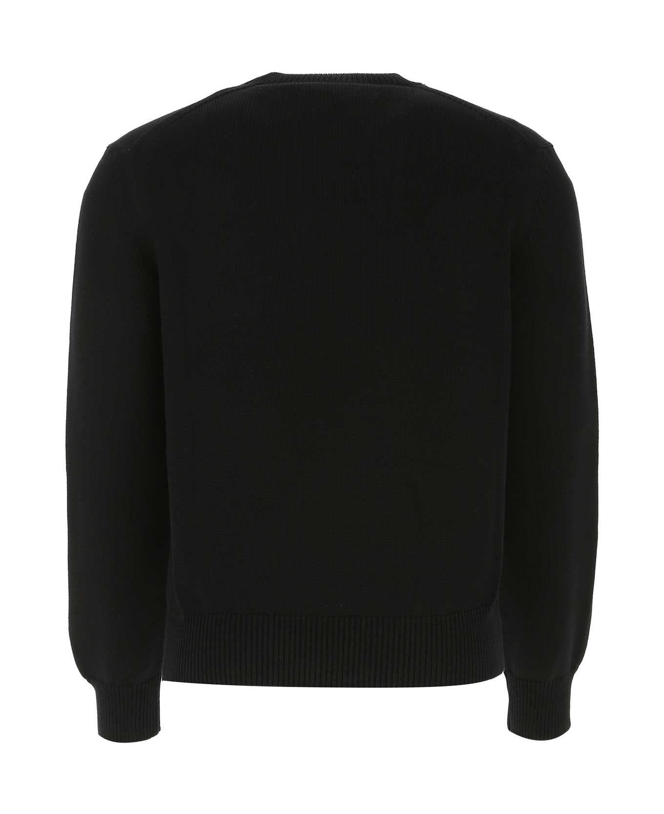 Alexander McQueen Black Cotton Sweater - 1011