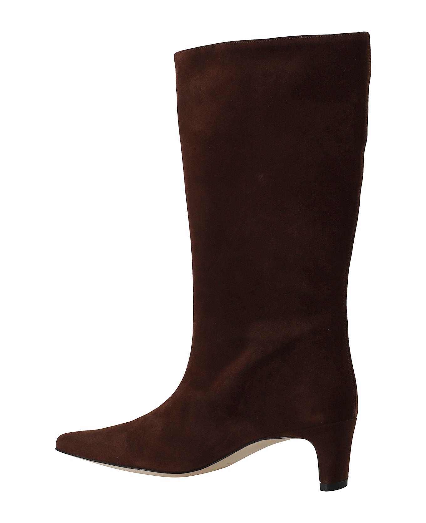 STAUD Midcalf Wally Boot - Mahogany
