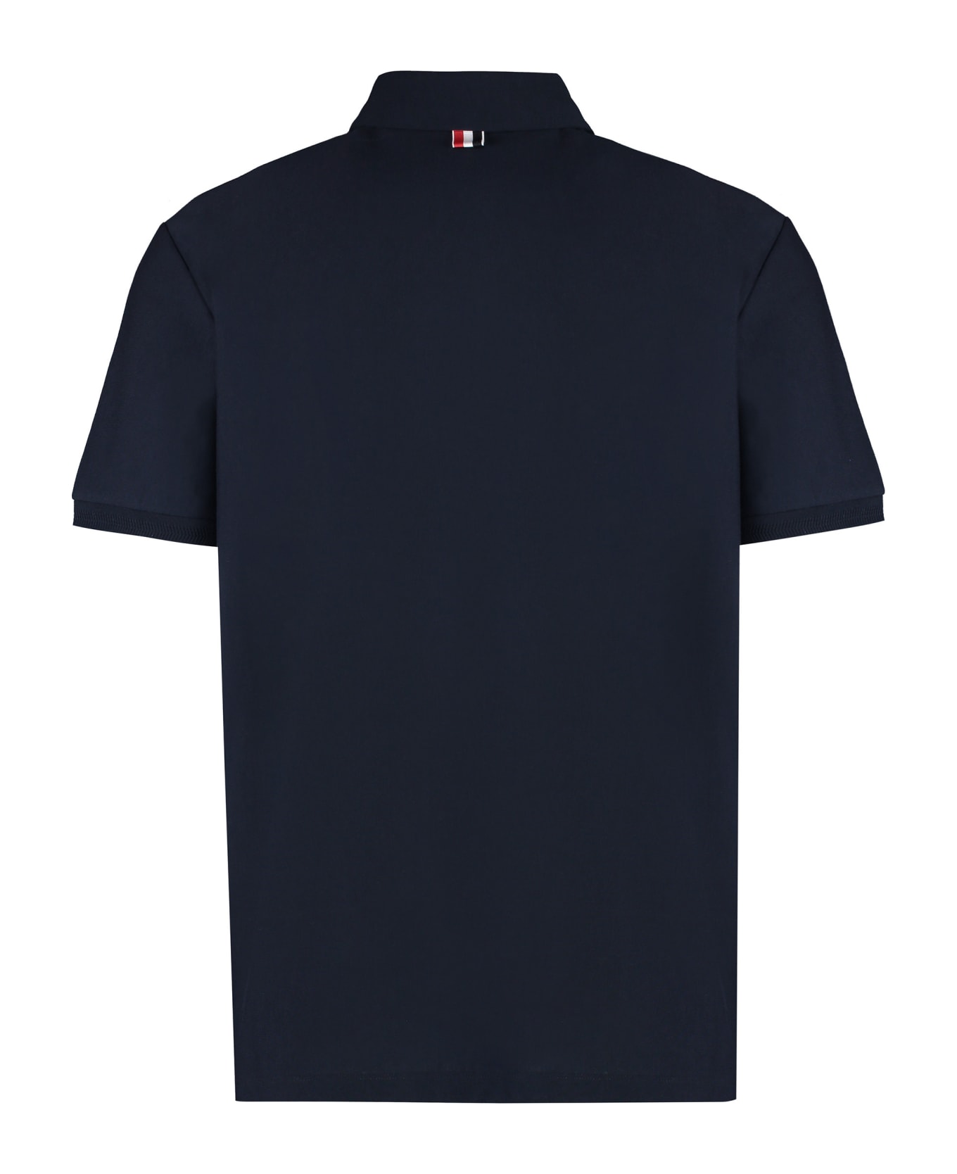 Thom Browne Short Sleeve Cotton Polo Shirt - Navy ポロシャツ