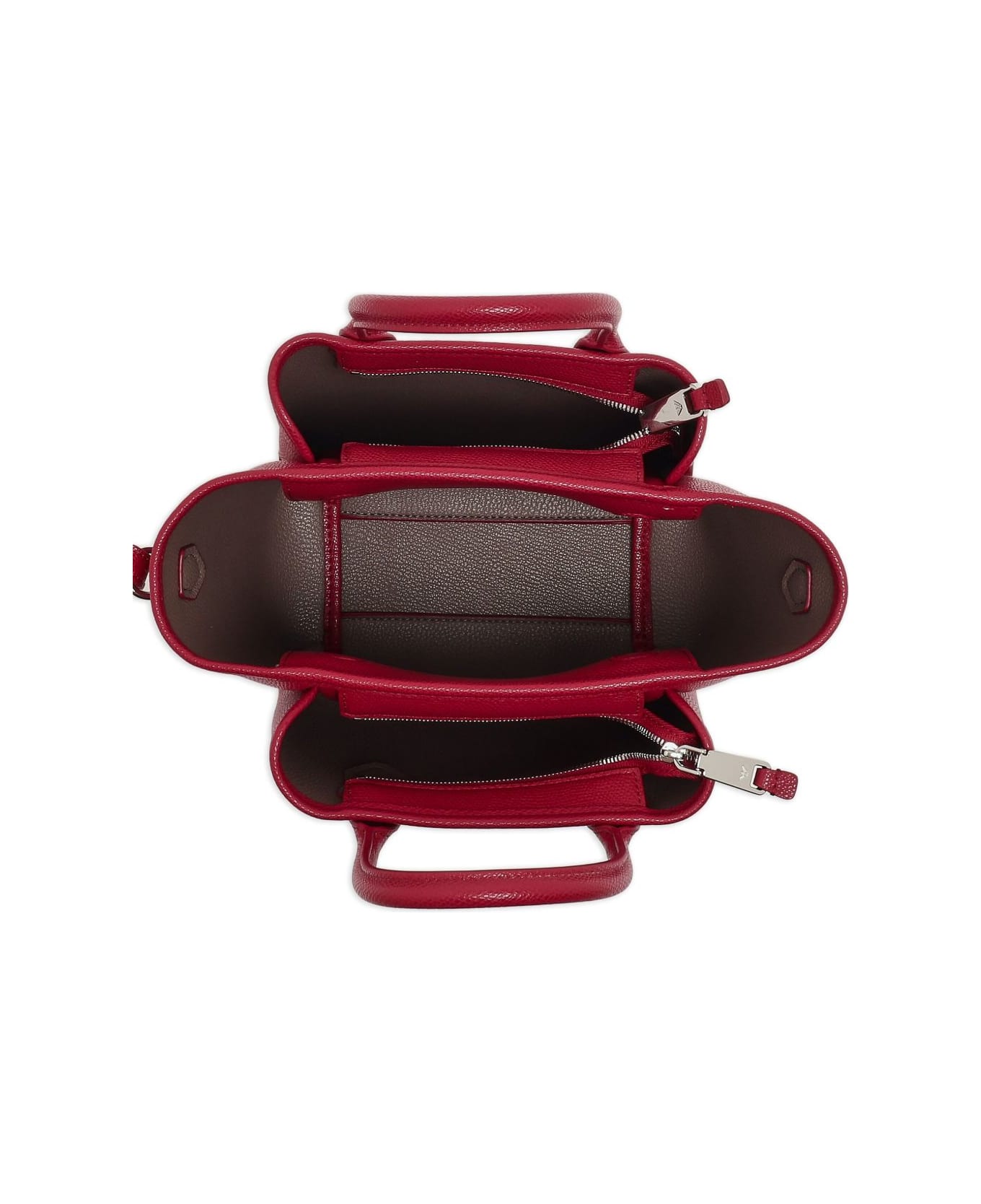 Emporio Armani Small Tote Bag - Bordeaux