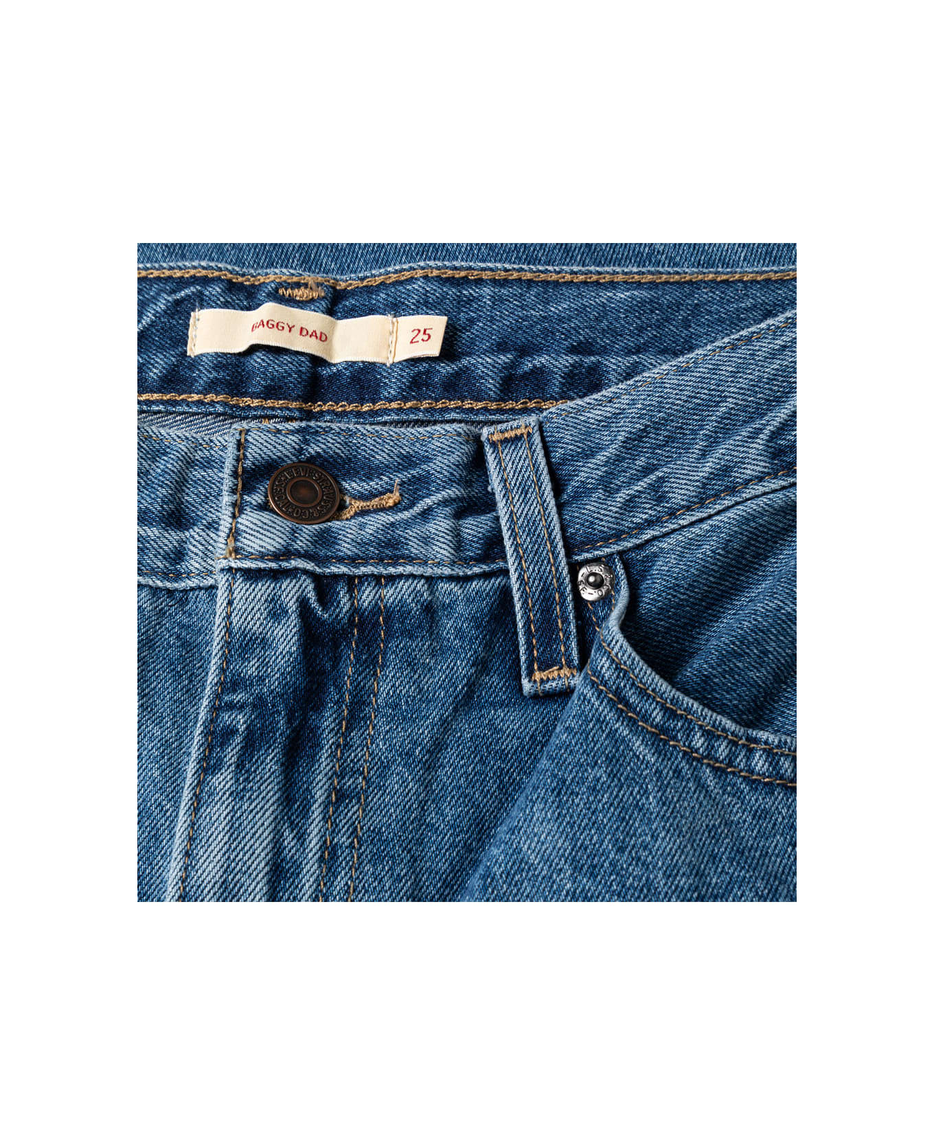 Levi's Medium Wash Dad Baggy Jeans