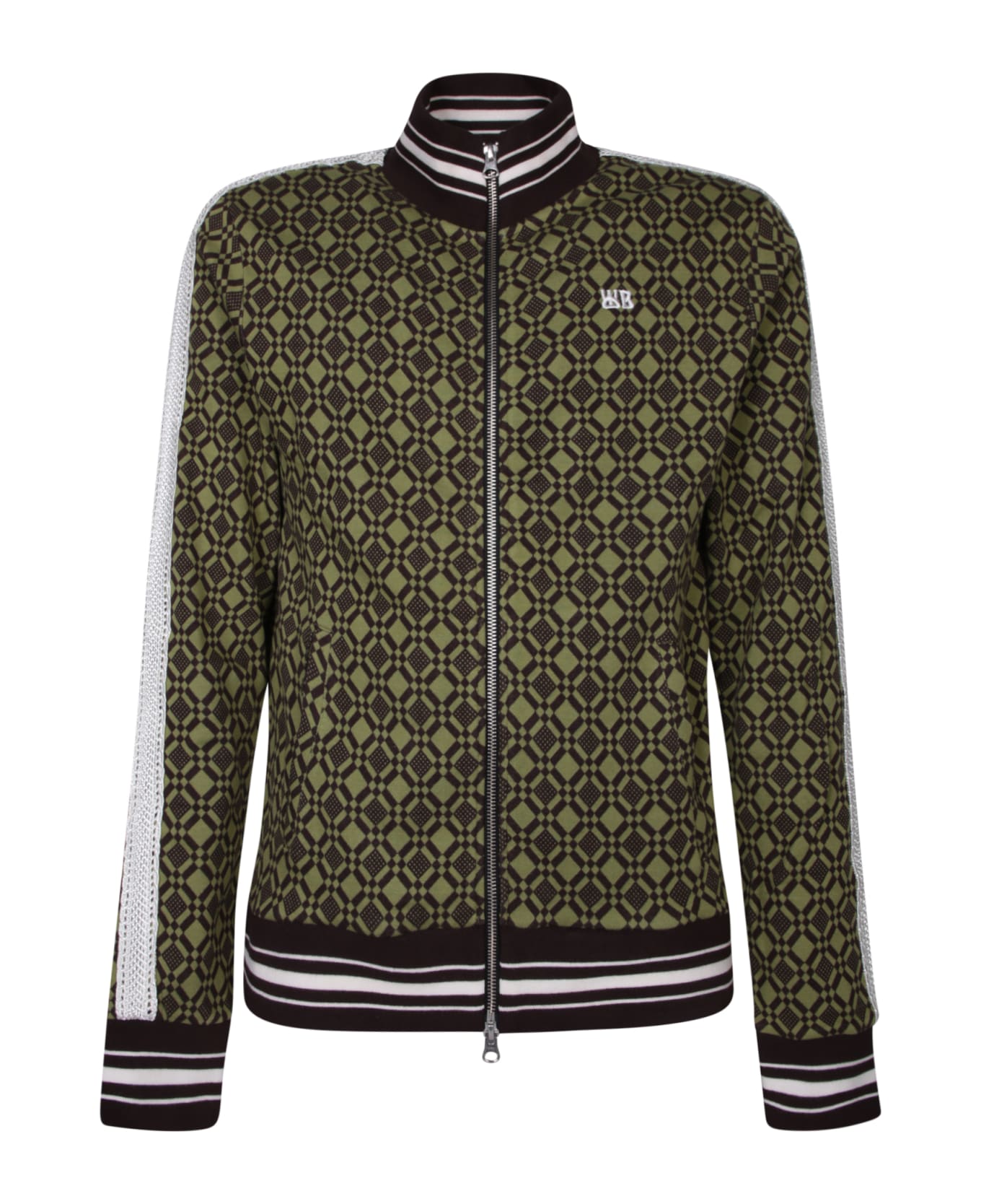 Wales Bonner Olive Green Power Vmil Track Jacket - Green