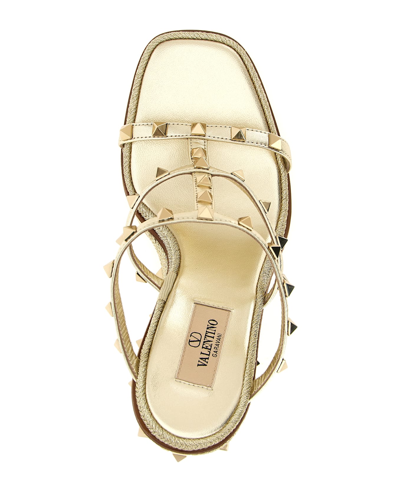 Valentino Garavani 
rockstud
 Sandals - Gold