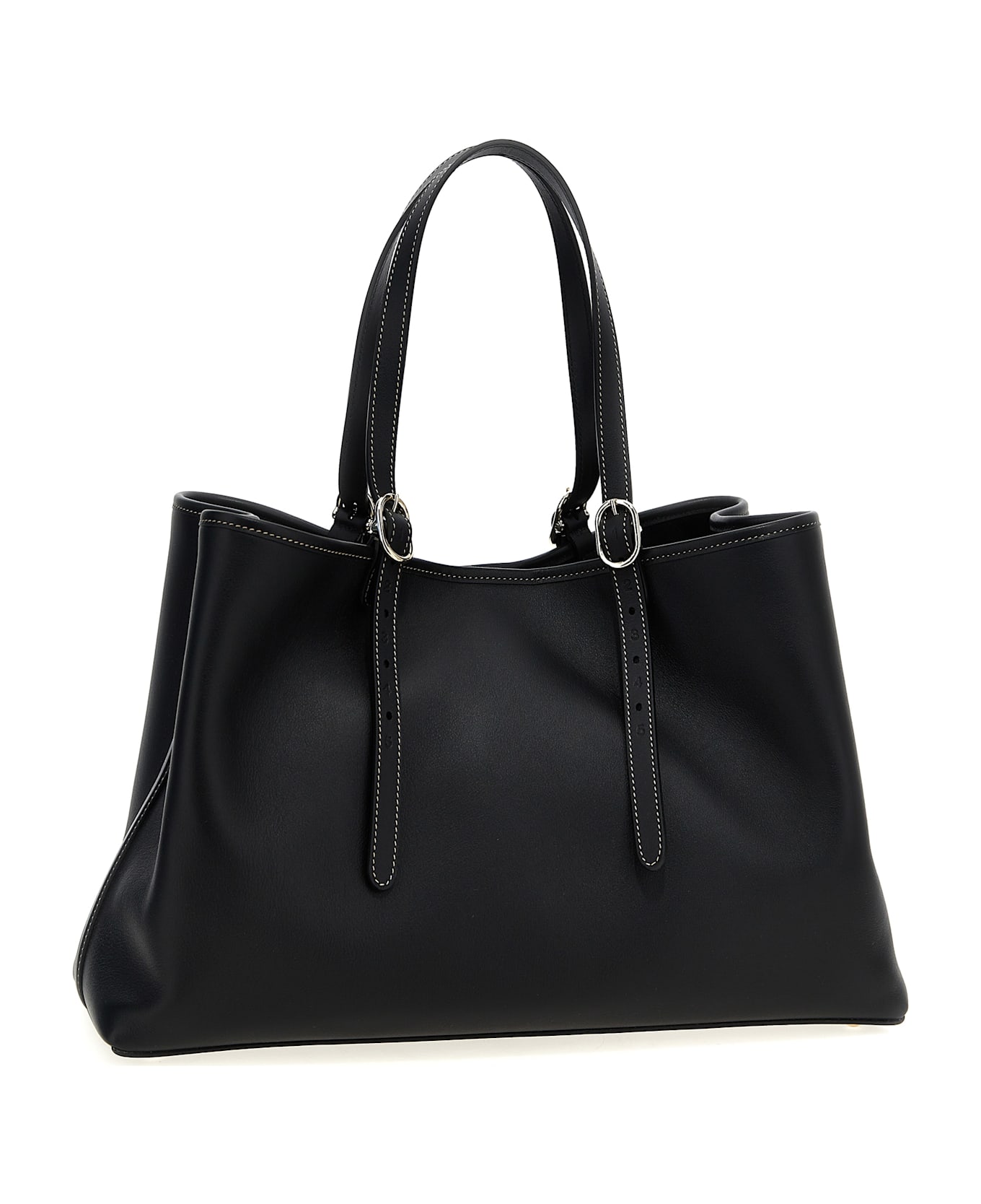 Gucci Medium 
gg Emblem
 Shopping Bag - Black