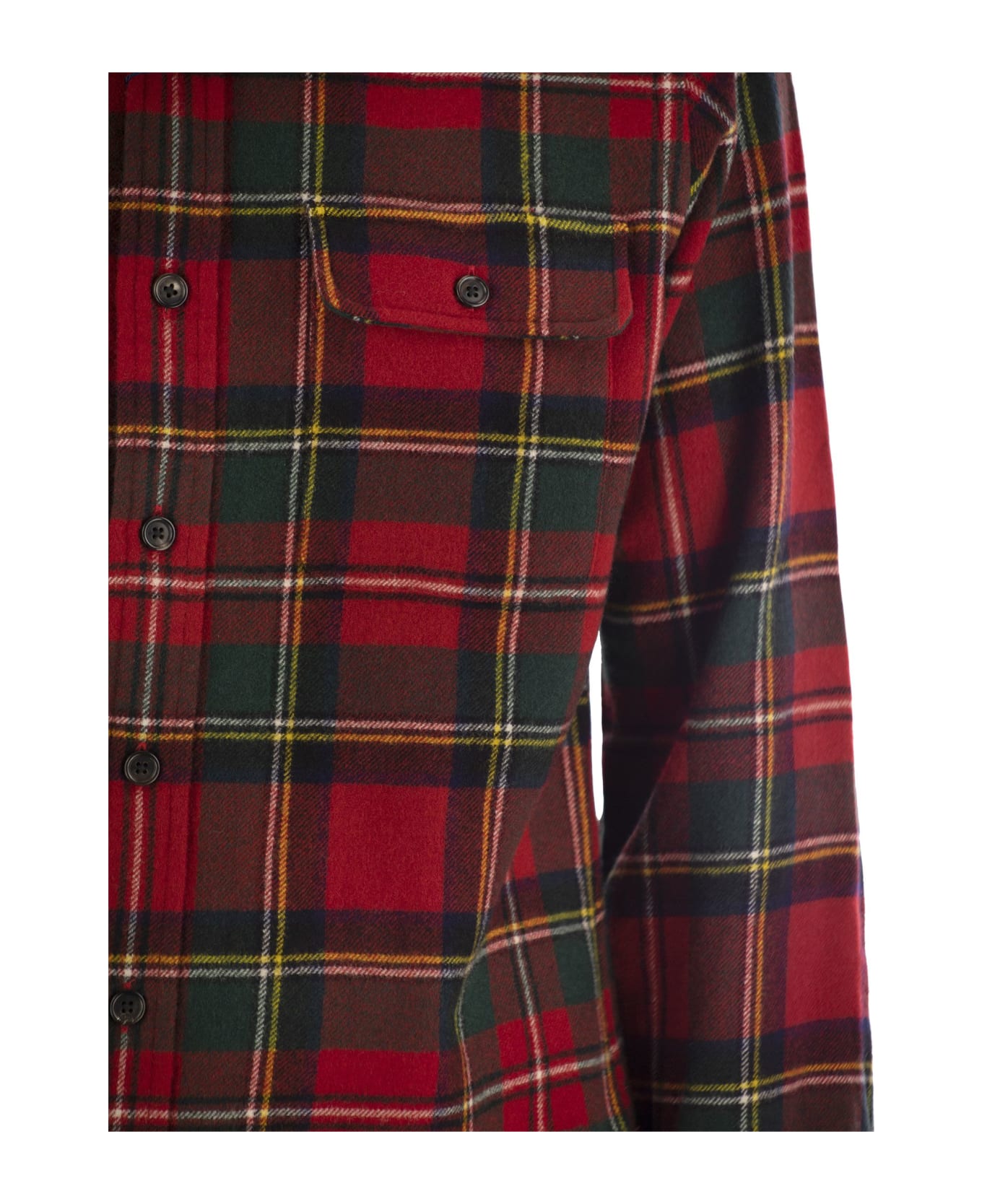 Polo Ralph Lauren Checked Wool Shirt - Red