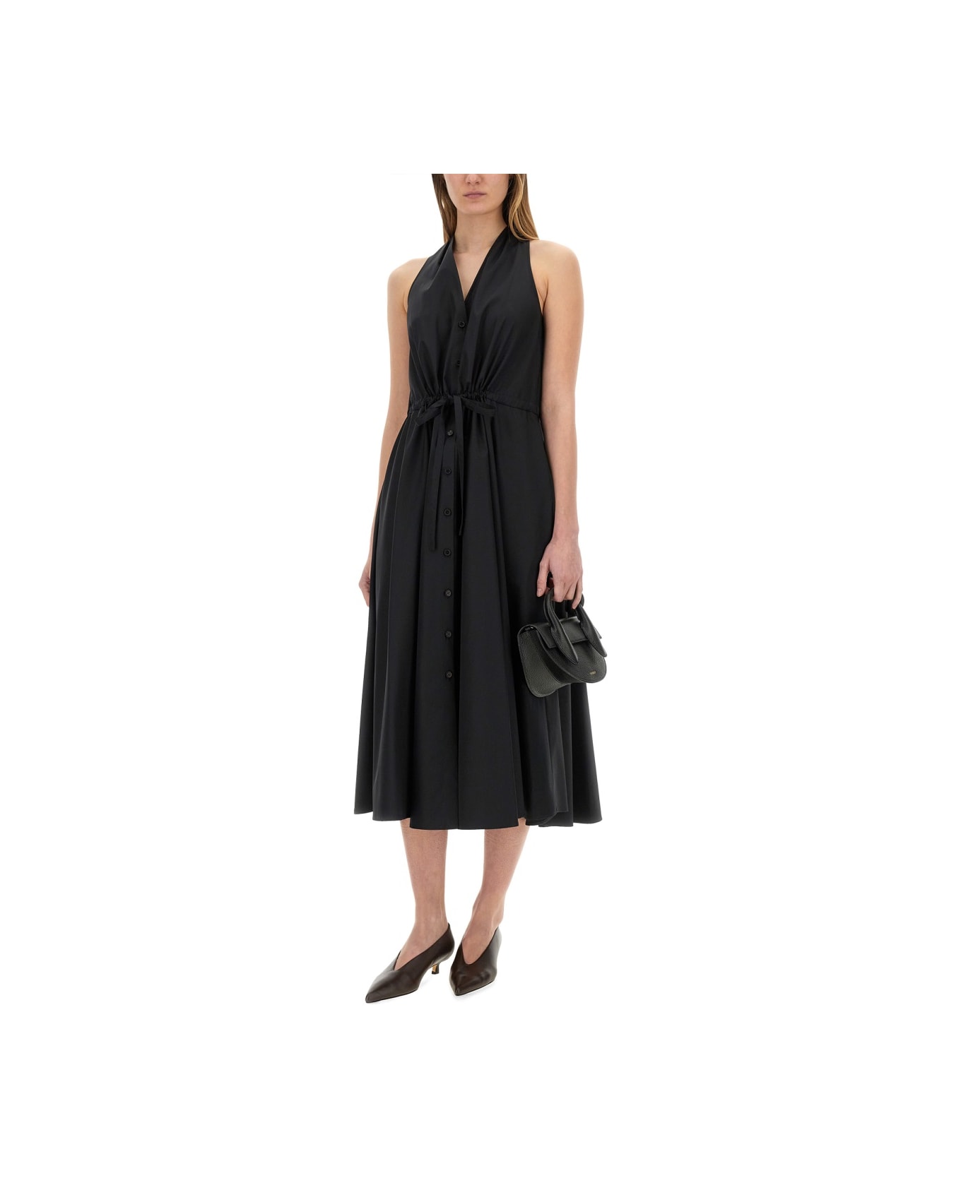 Aspesi Poplin Dress - BLACK