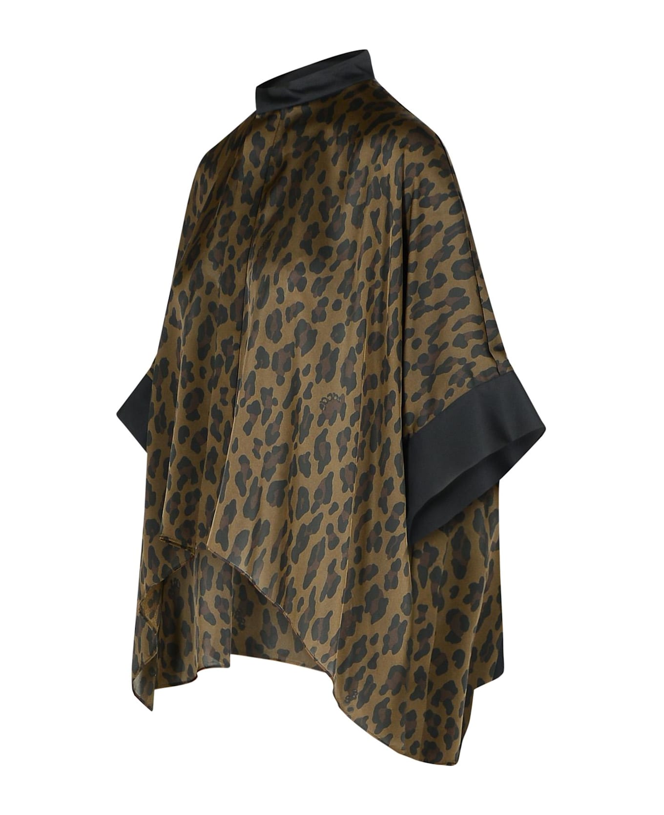 Sacai Brown Polyester Hood - Brown