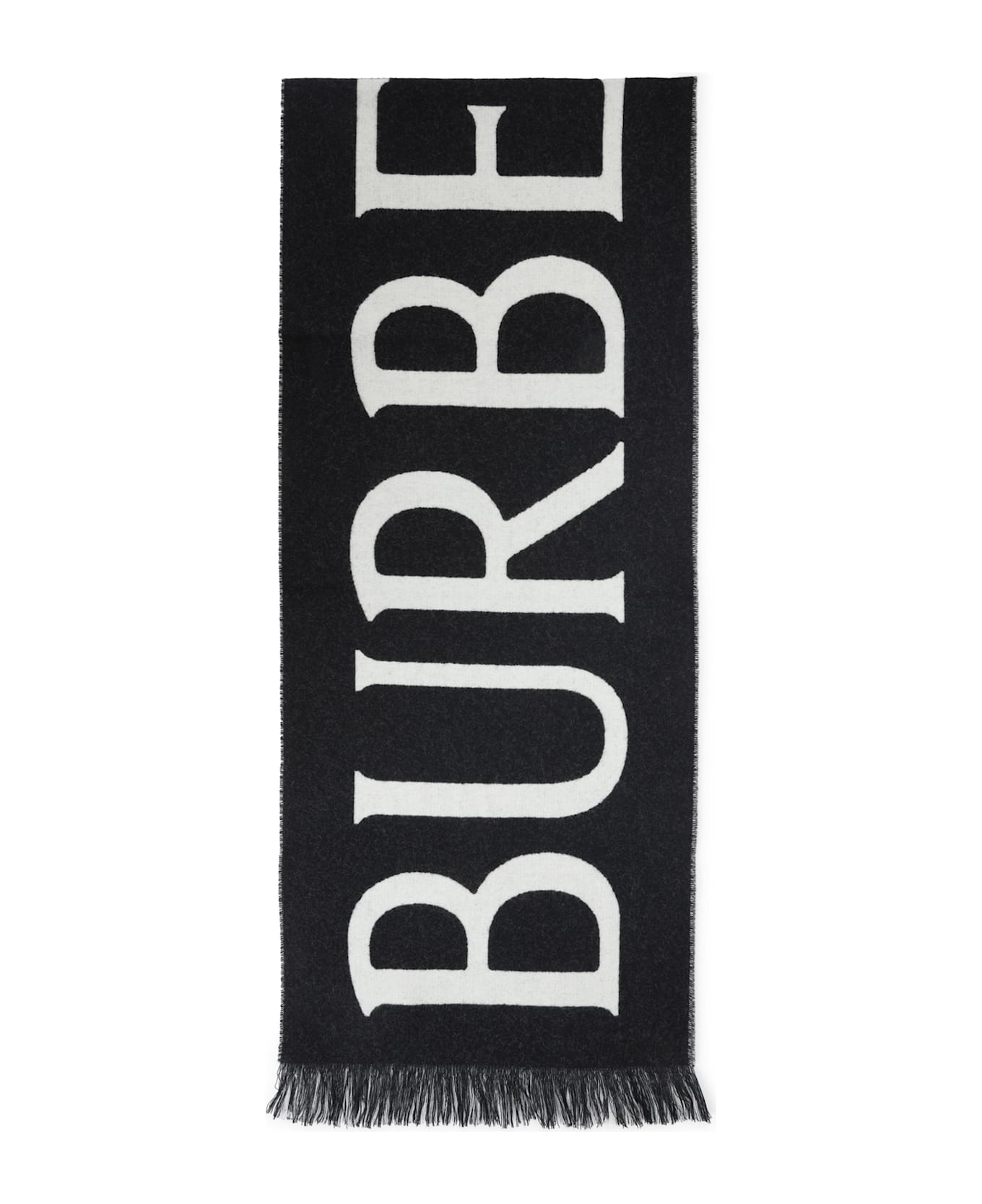 Burberry Logo Scarf - Black Calico