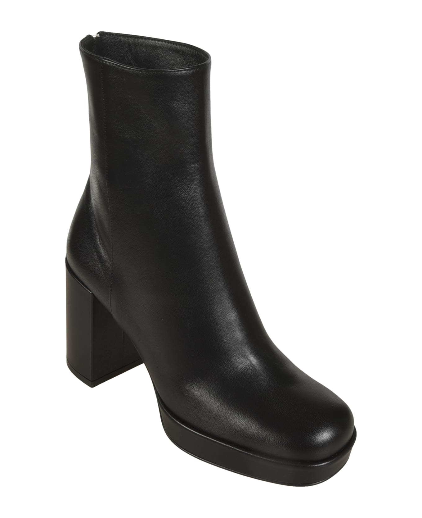 Sergio Rossi Back Zip Classic Boots - Black