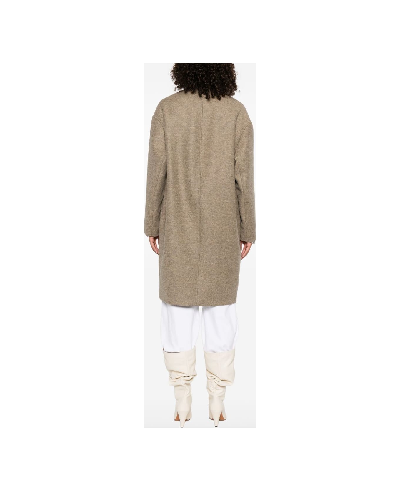 Isabel Marant Light Khaki Coat - Beige