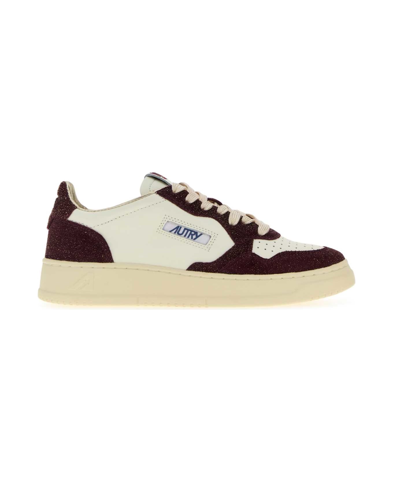 Autry Two-tone Leather Medalist Sneakers - TA05