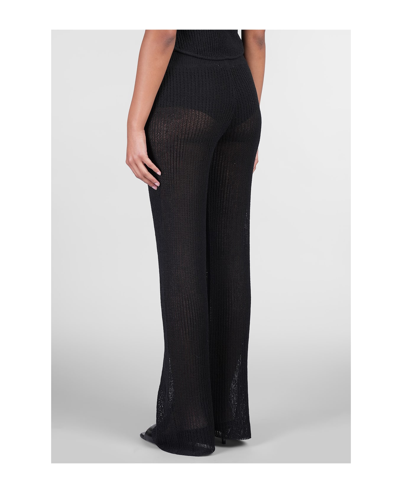 IRO Paula Pants In Black Cotton - black