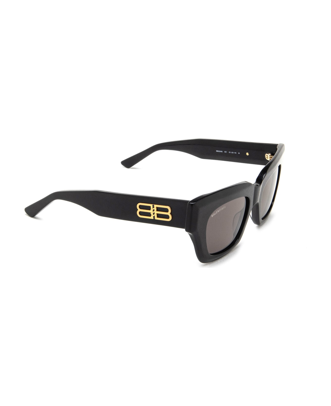 Balenciaga Eyewear Bb0234s Black Sunglasses - Black