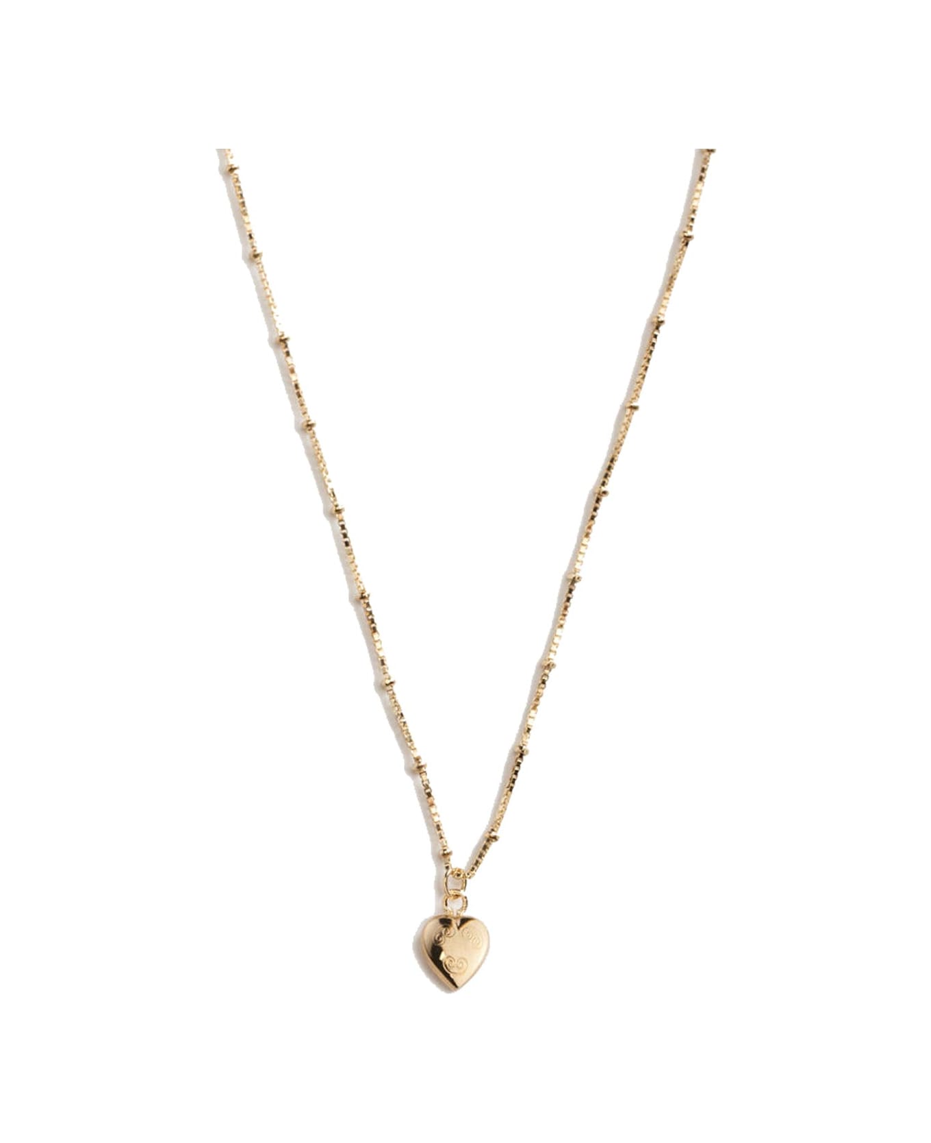 Dolce & Gabbana Necklace With Heart Charm - Gold