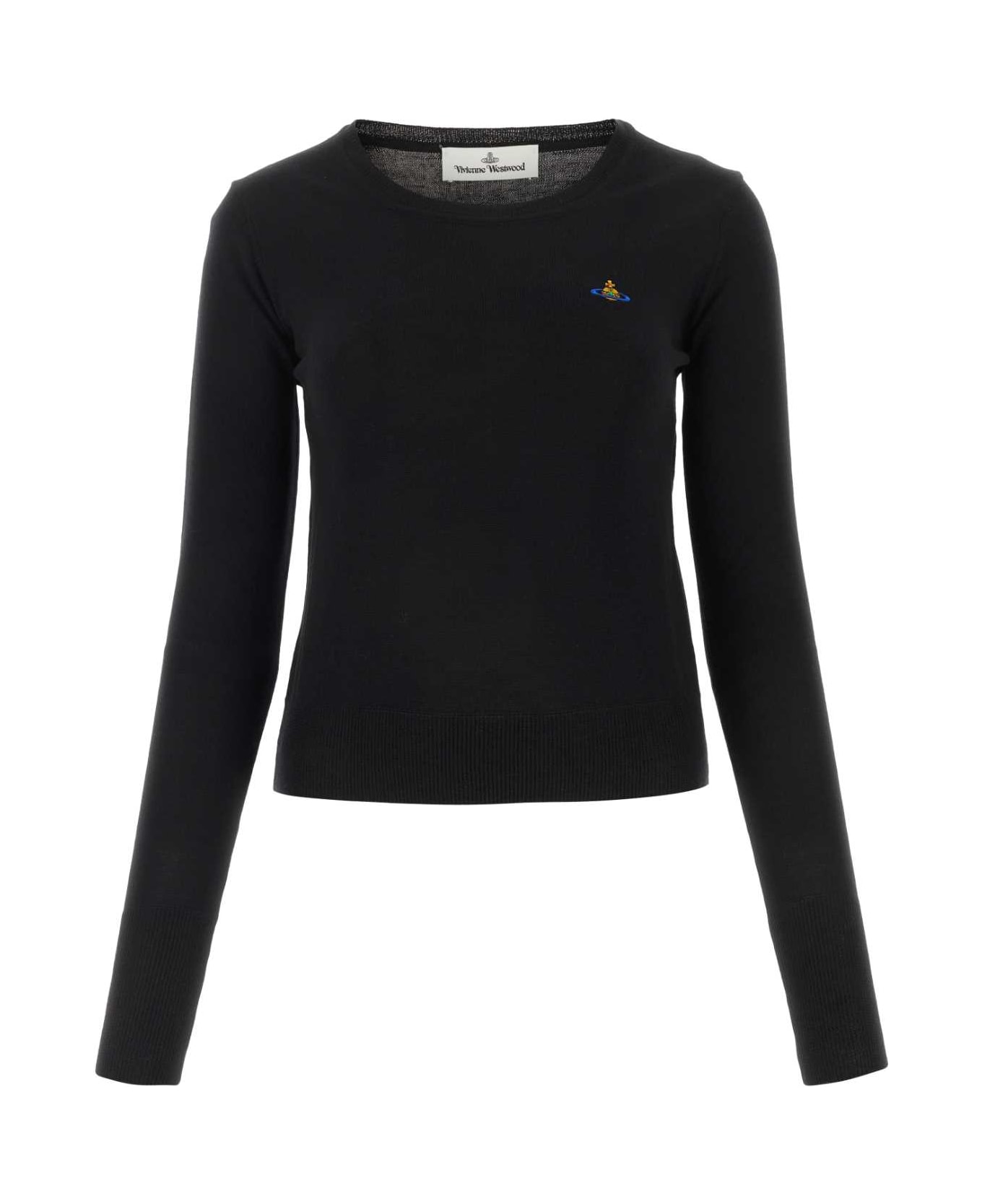 Vivienne Westwood Black Wool Sweater - N403