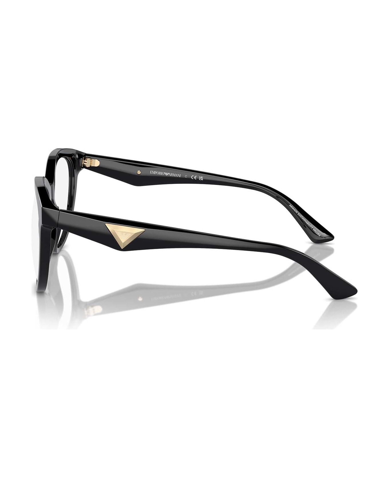 Emporio Armani Ea3236 Shiny Black Glasses - Shiny Black アイウェア