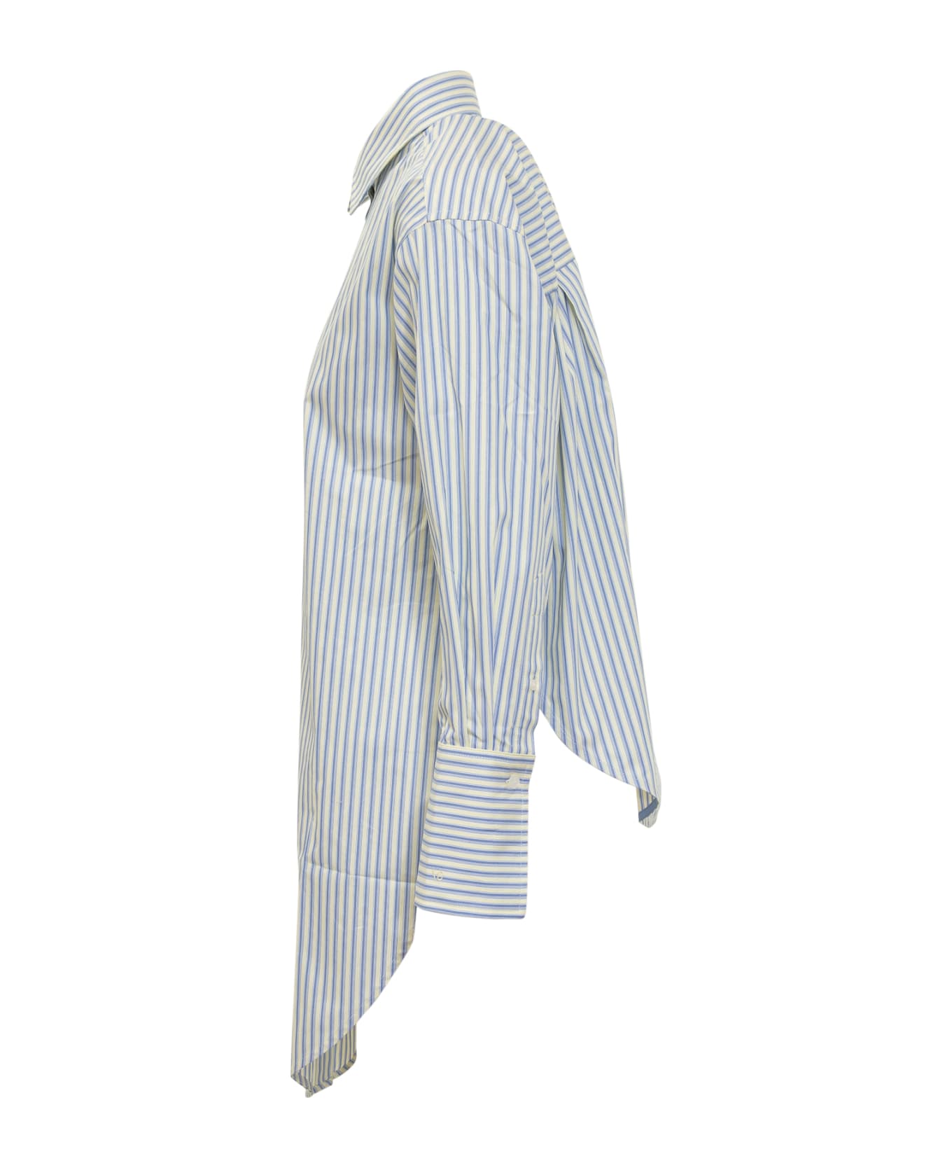 Victoria Beckham Wrap Shirt Dress - CHAMOMILE/OXFORD シャツ