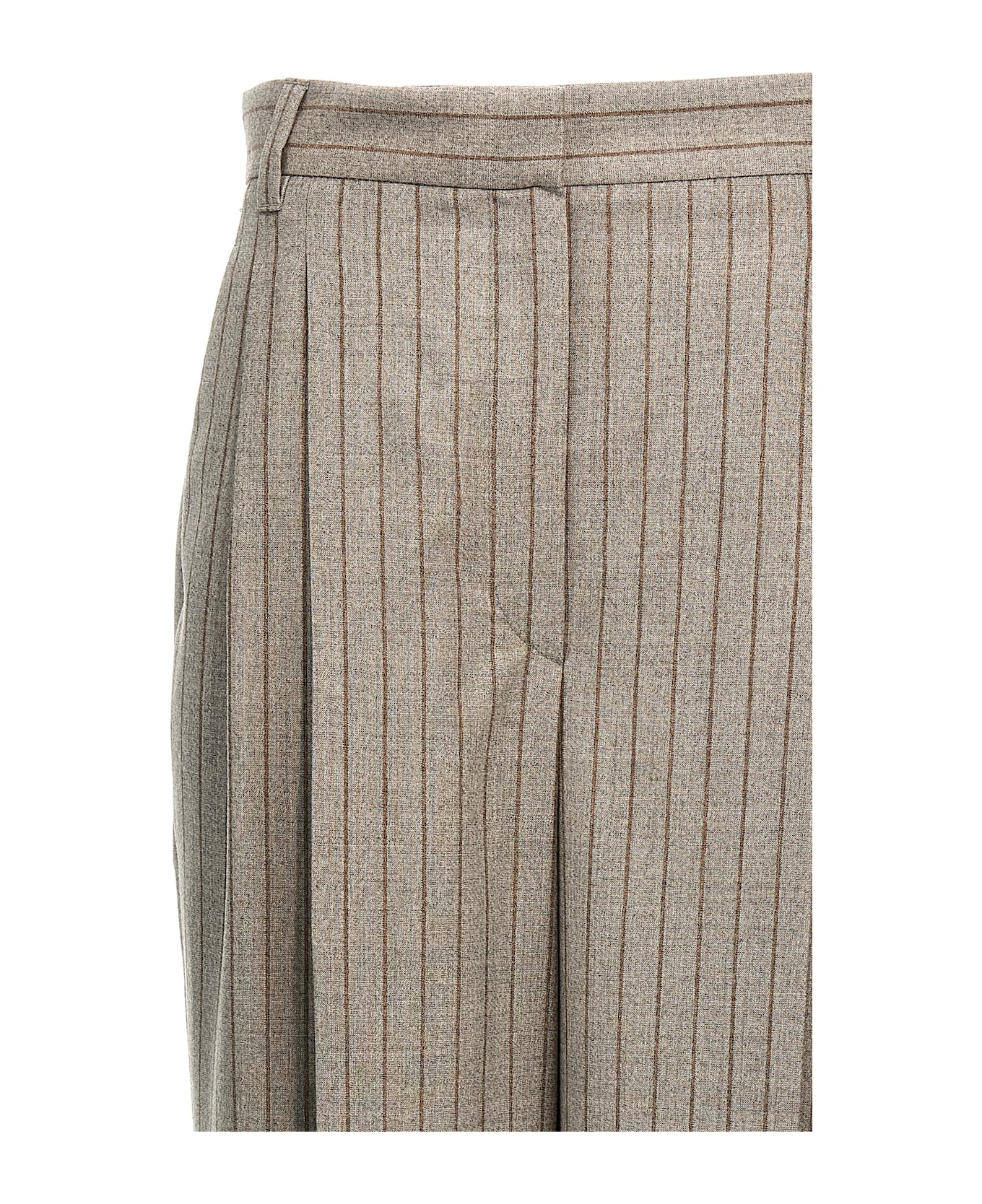 Brunello Cucinelli 'wide' Pants - Gray ボトムス