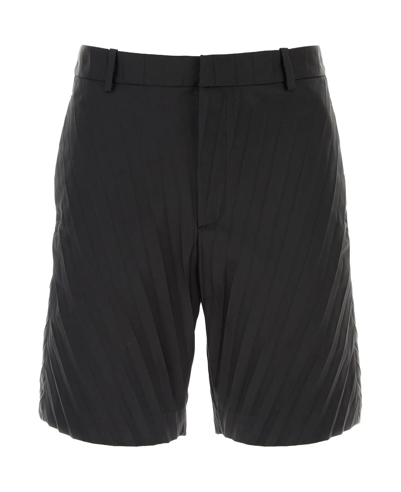 Valentino Garavani Black Nylon Bermuda Shorts