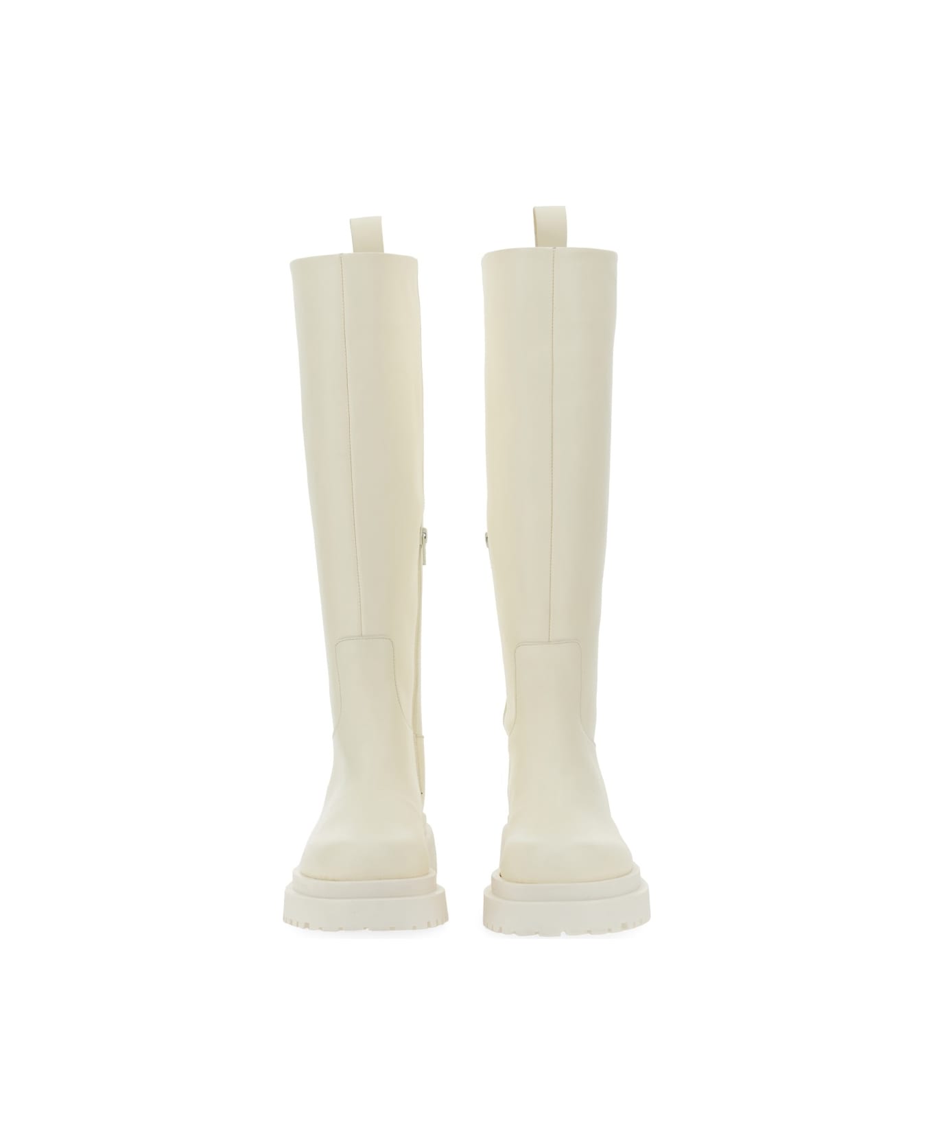 Liu-Jo Leather Boot - WHITE
