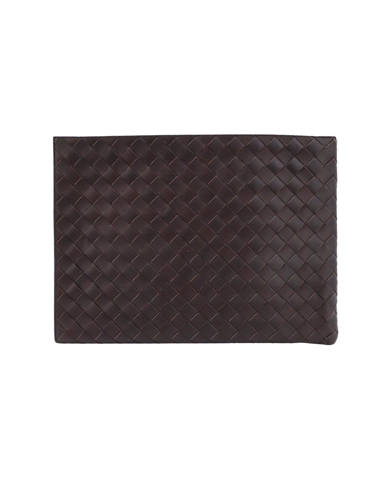 Bottega Veneta Intrecciatto Document Case - Brown