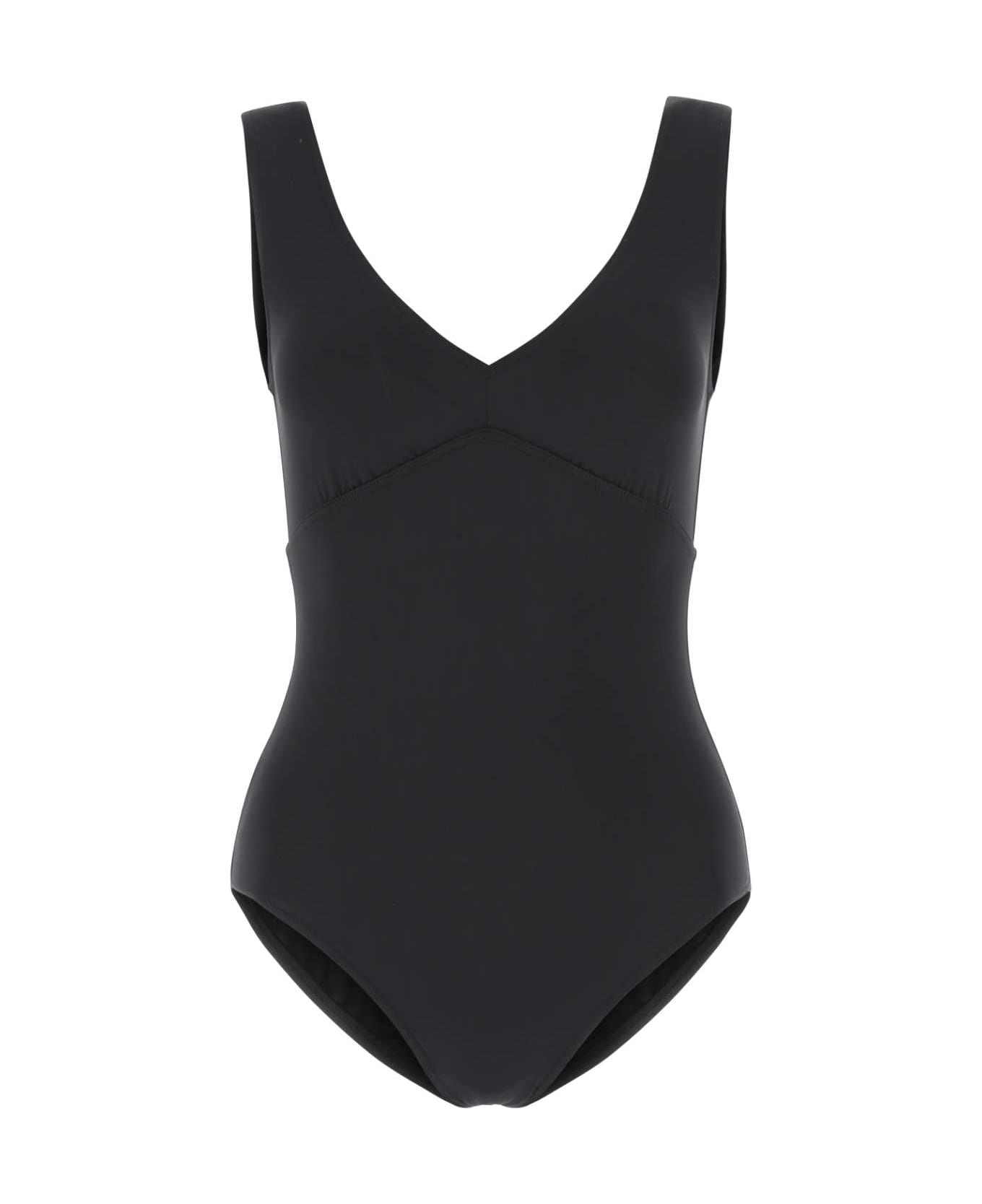 Eres Black Stretch Nylon Swimsuit - 018128 水着