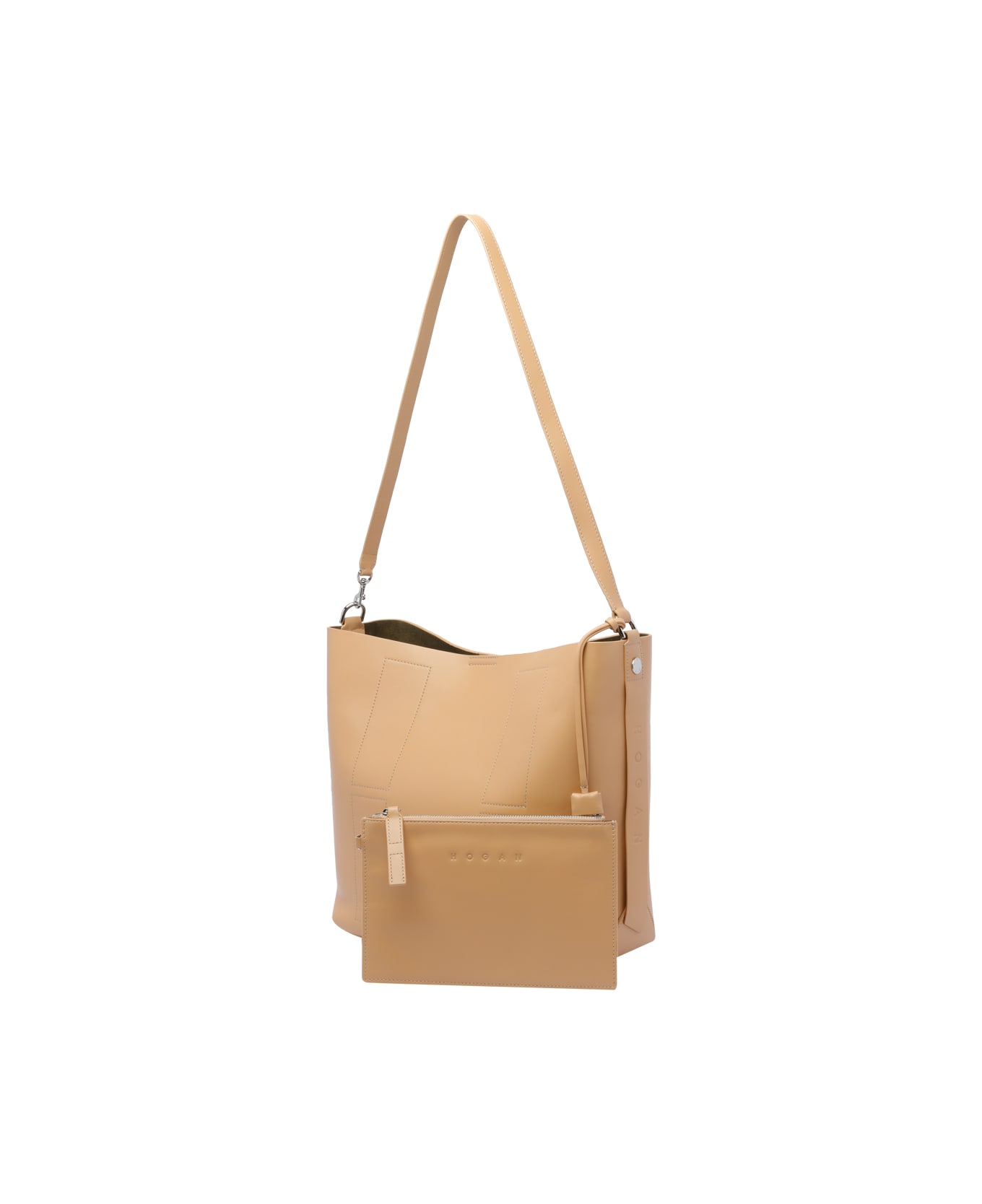 Hogan Hocket Hobo Bag - Beige