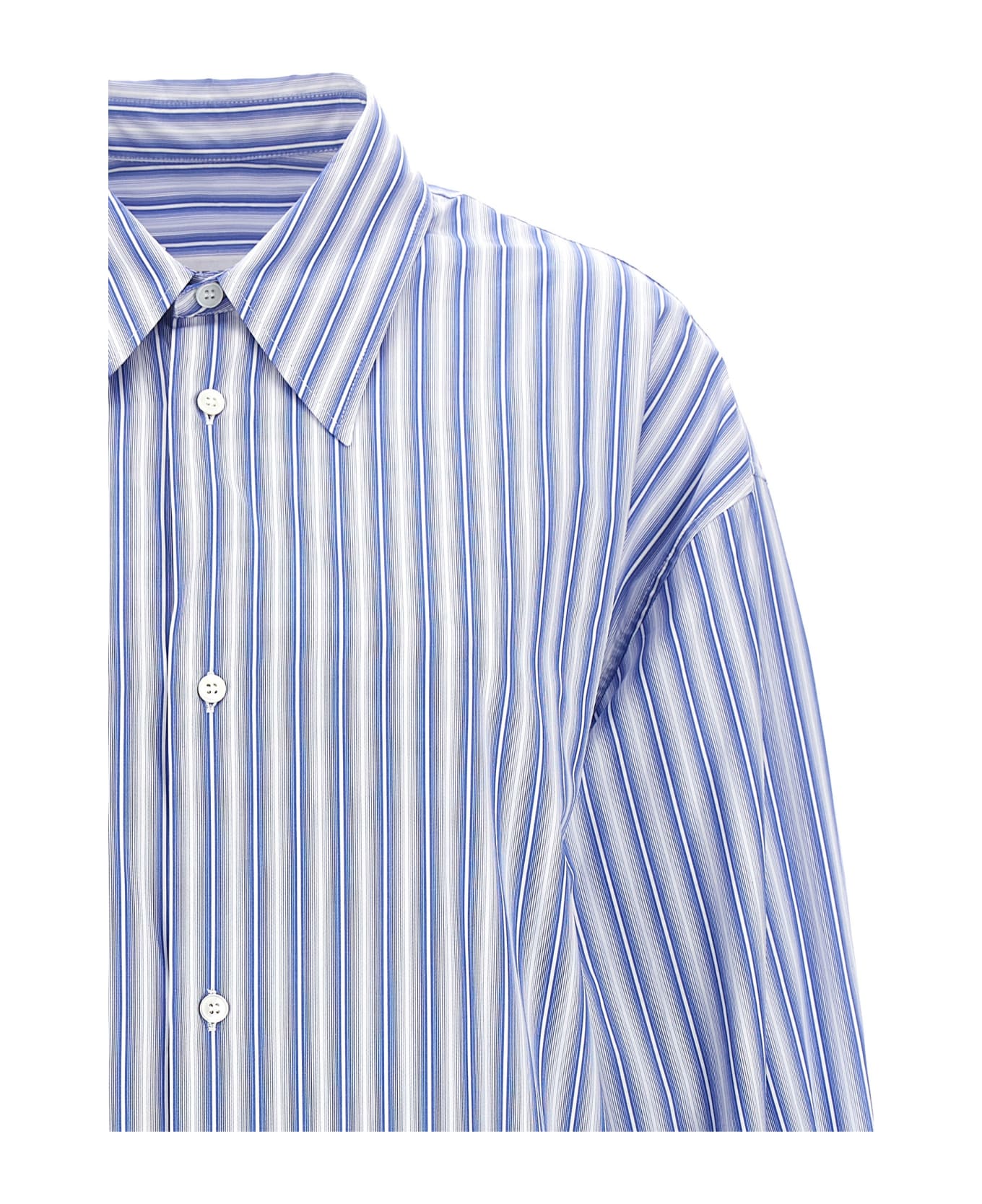 MM6 Maison Margiela Striped Shirt - BLUE/WHITE