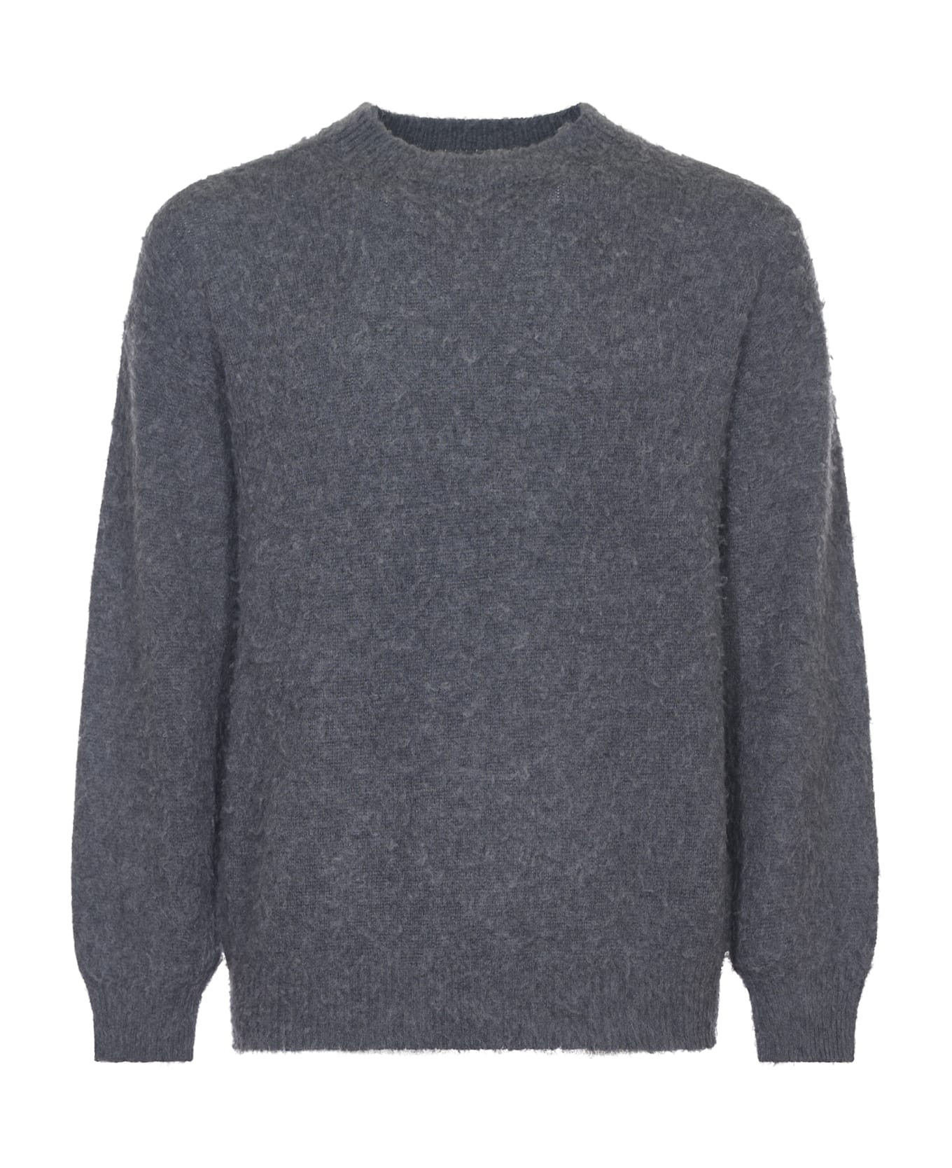 Auralee Brushed Wool Silk Knit Sweater