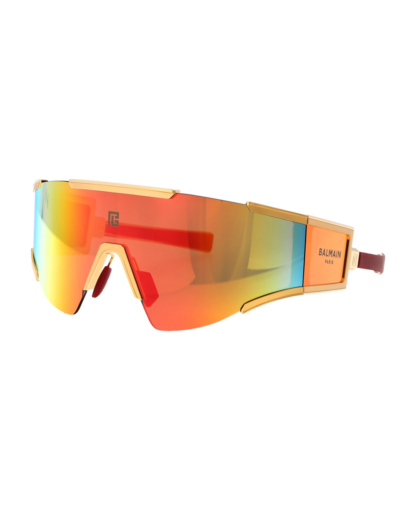 Balmain Fleche Sunglasses - 138C GLD - RED