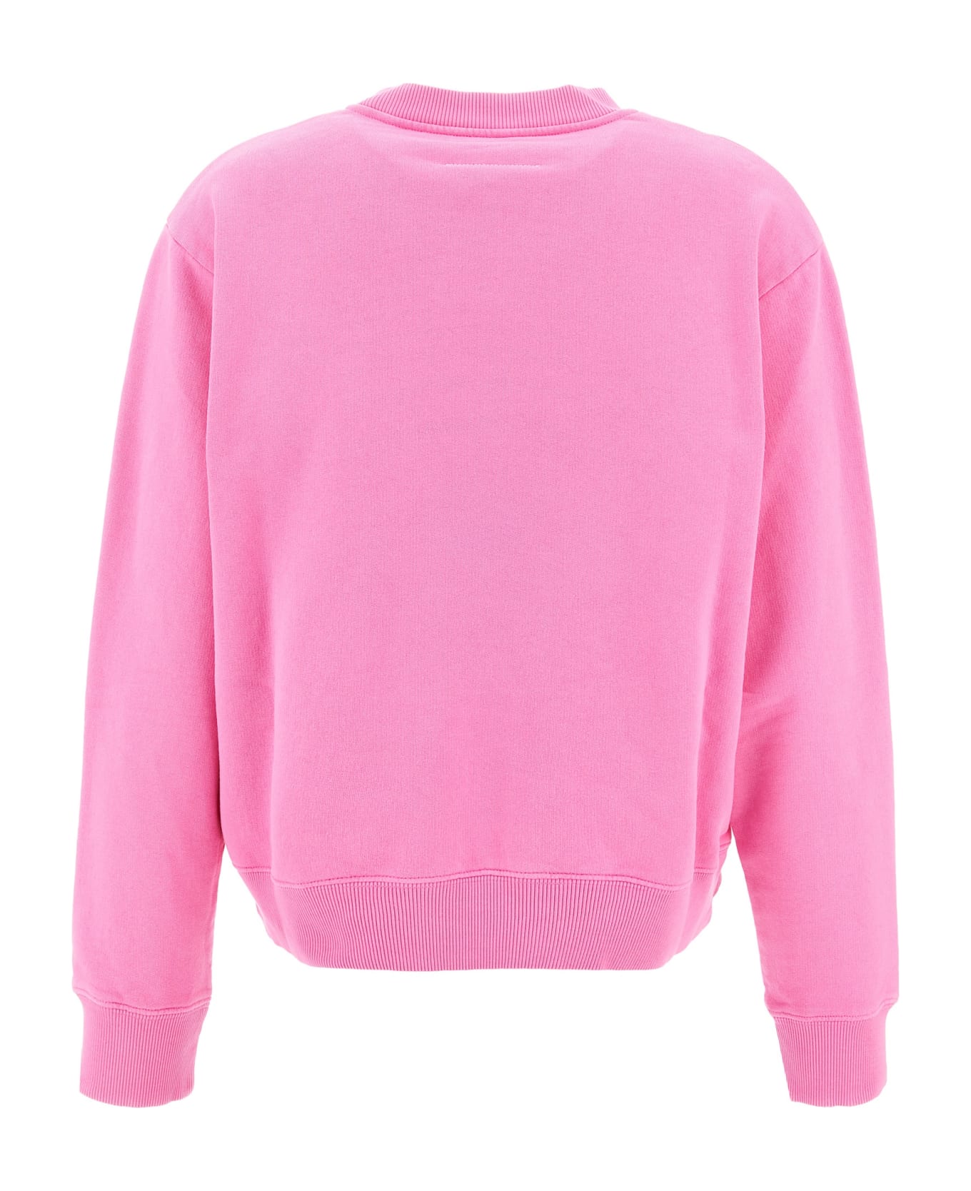 MM6 Maison Margiela Logo Print Sweatshirt - Fuchsia